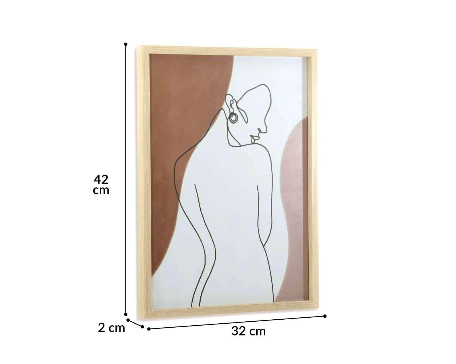 Foto 4 | Cuadro Decorativo Silueta B