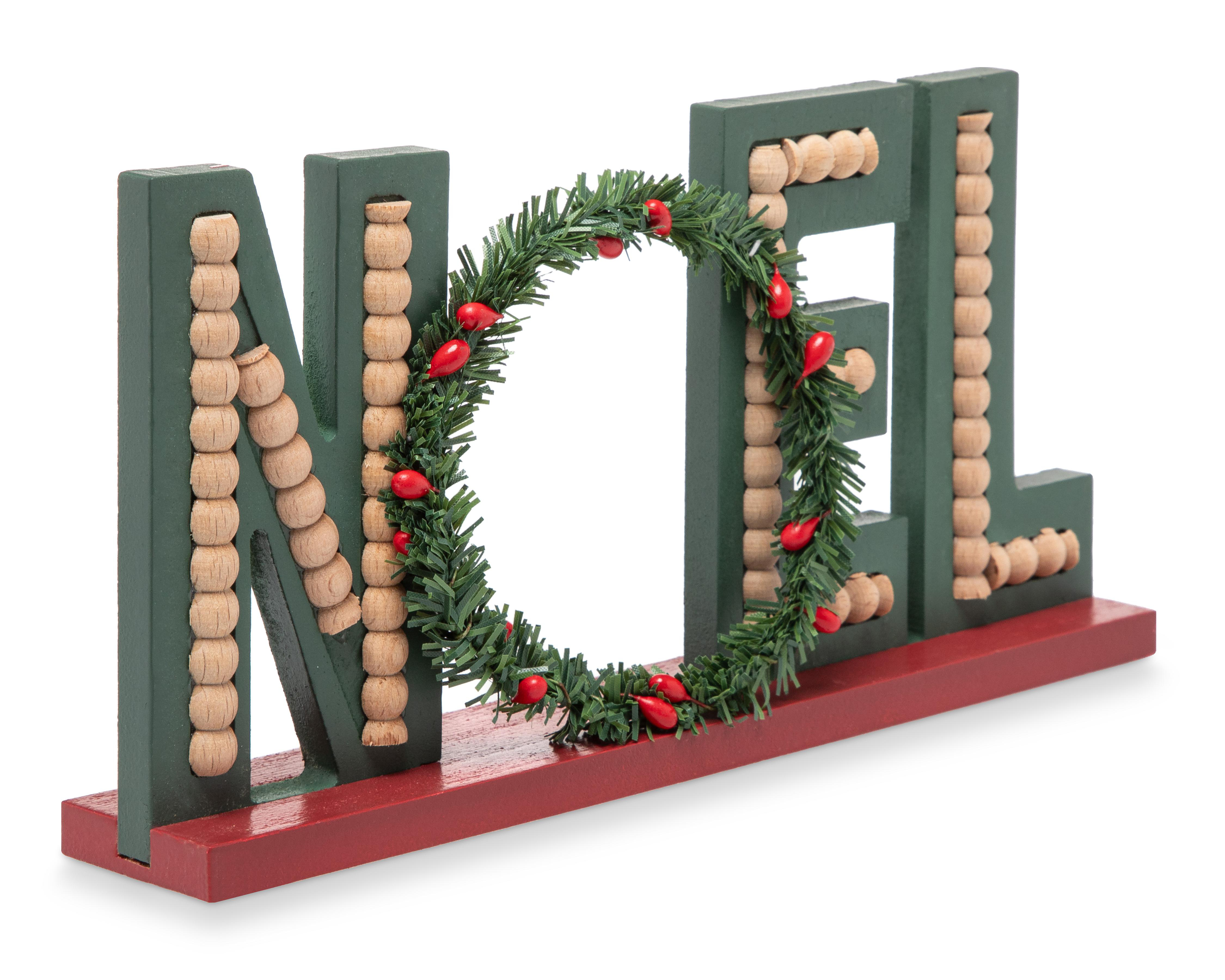 Letrero Navideño Noel Wreath de Madera $99