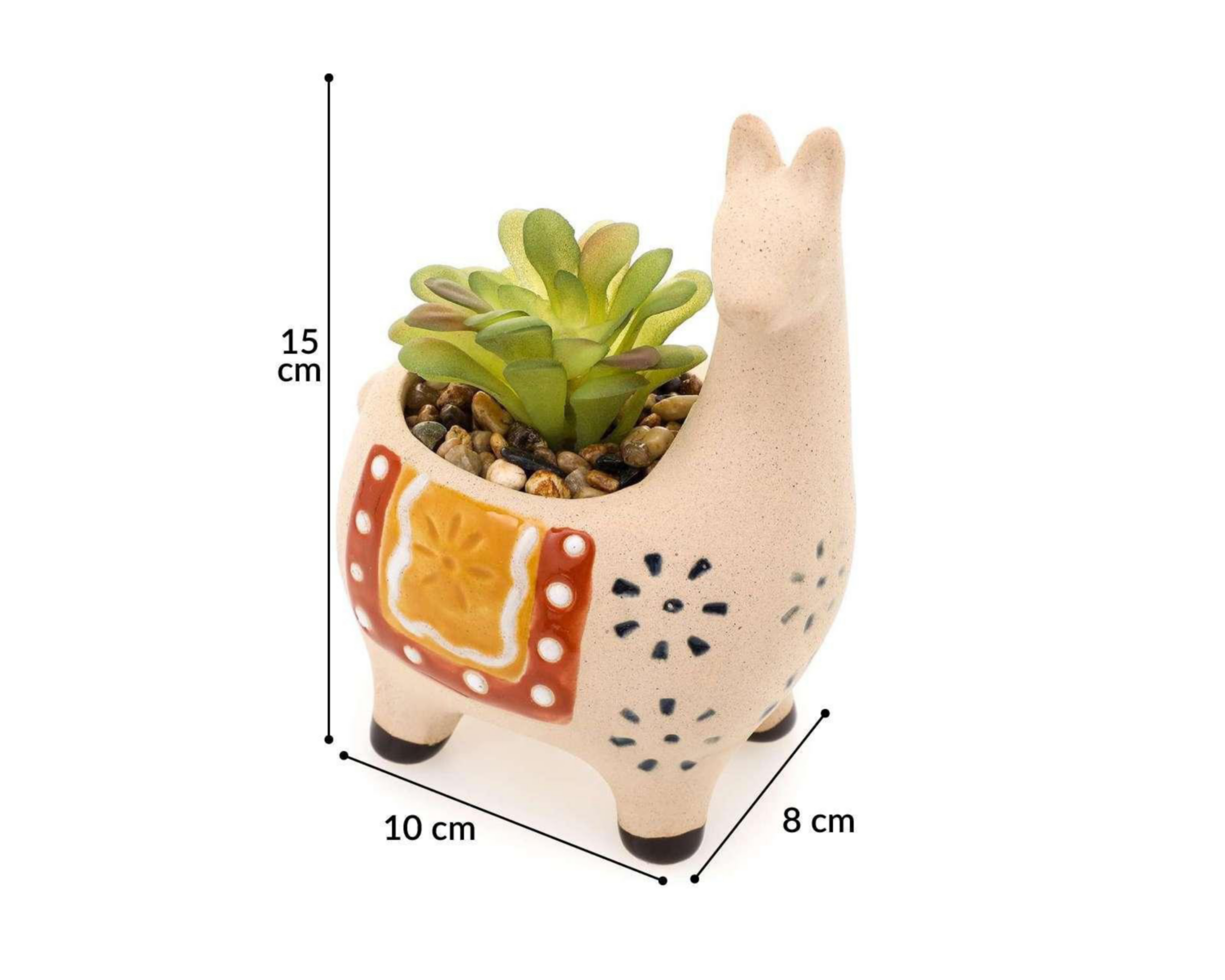 Foto 5 pulgar | Planta Artificial con Maceta Starhaus 15 cm