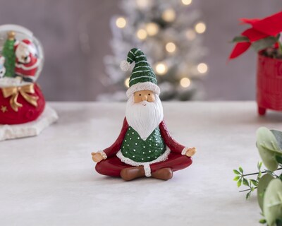Foto 5 | Adorno Navideño Santa Zen