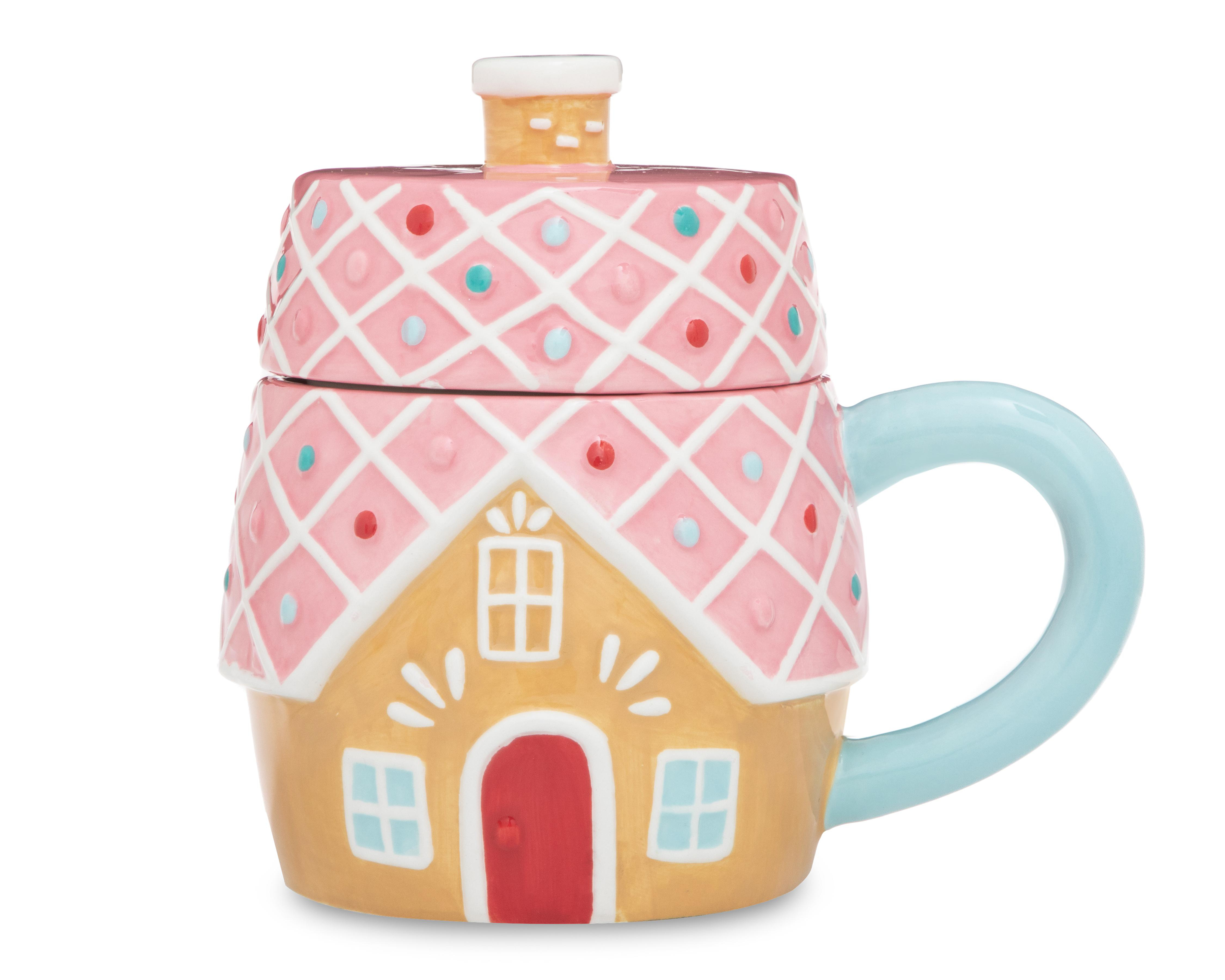 Taza Decorativa Galleta House de Cerámica $149