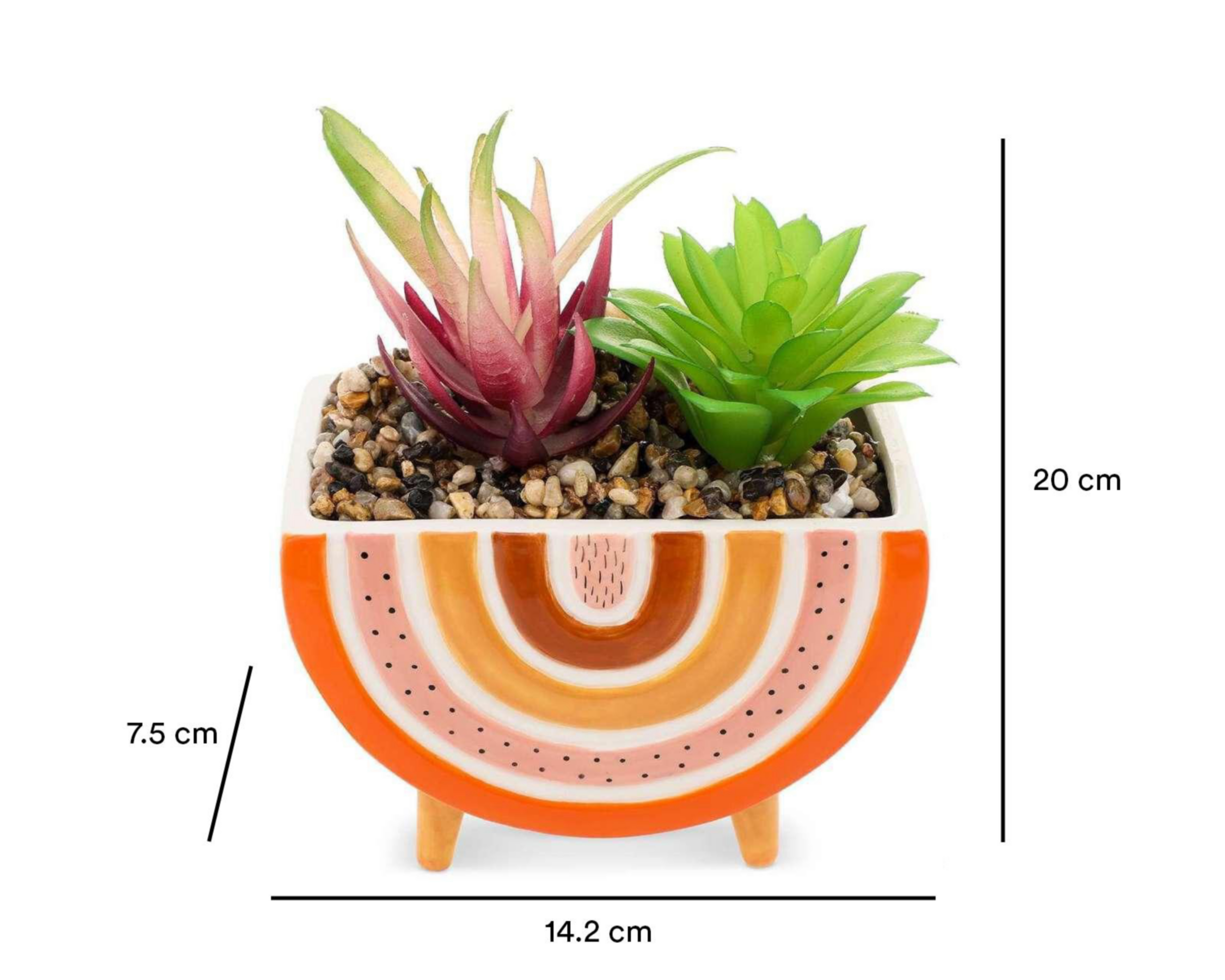 Foto 5 pulgar | Planta Artificial con Maceta Starhaus 17 cm