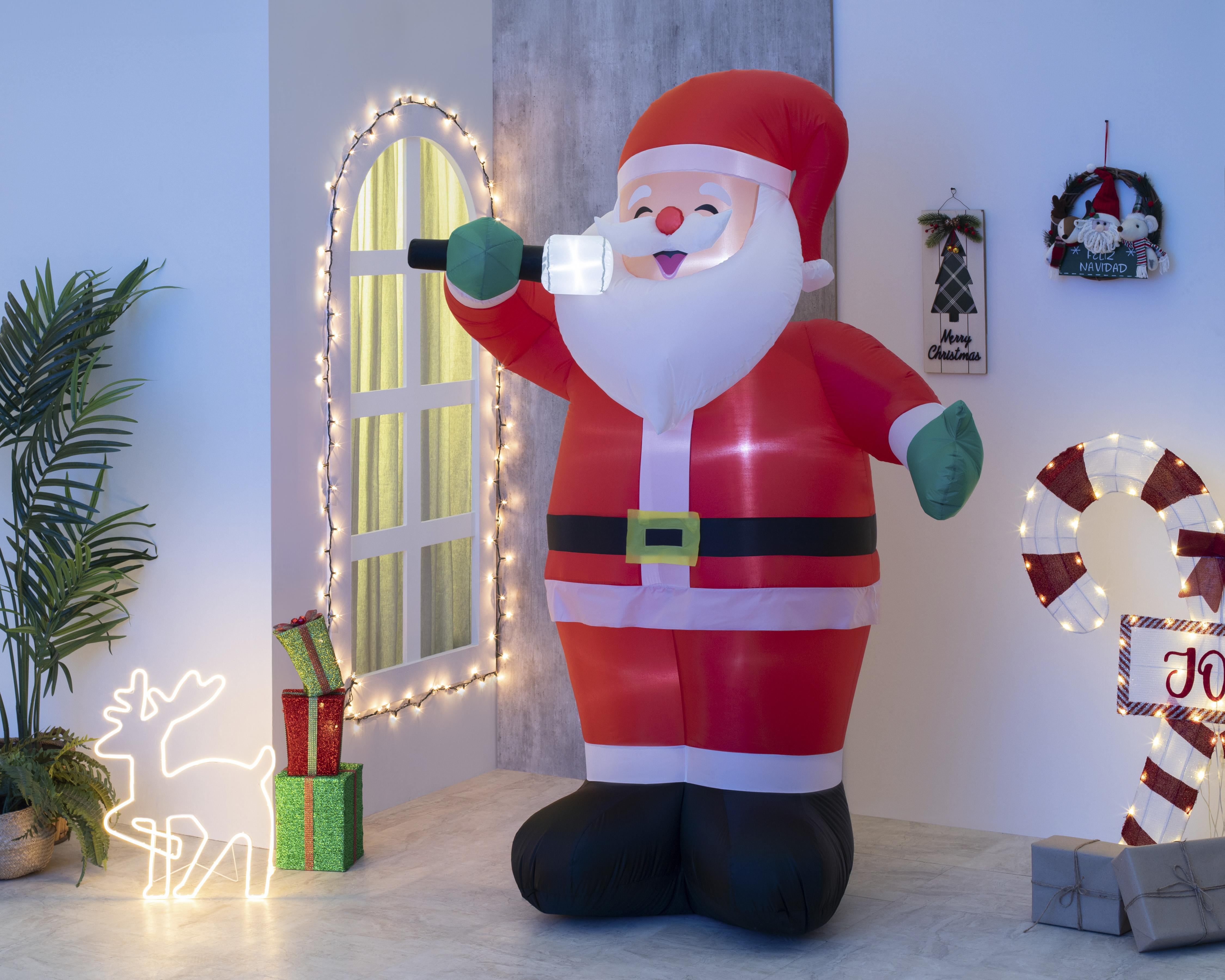 Inflable Singer Santa 215 cm