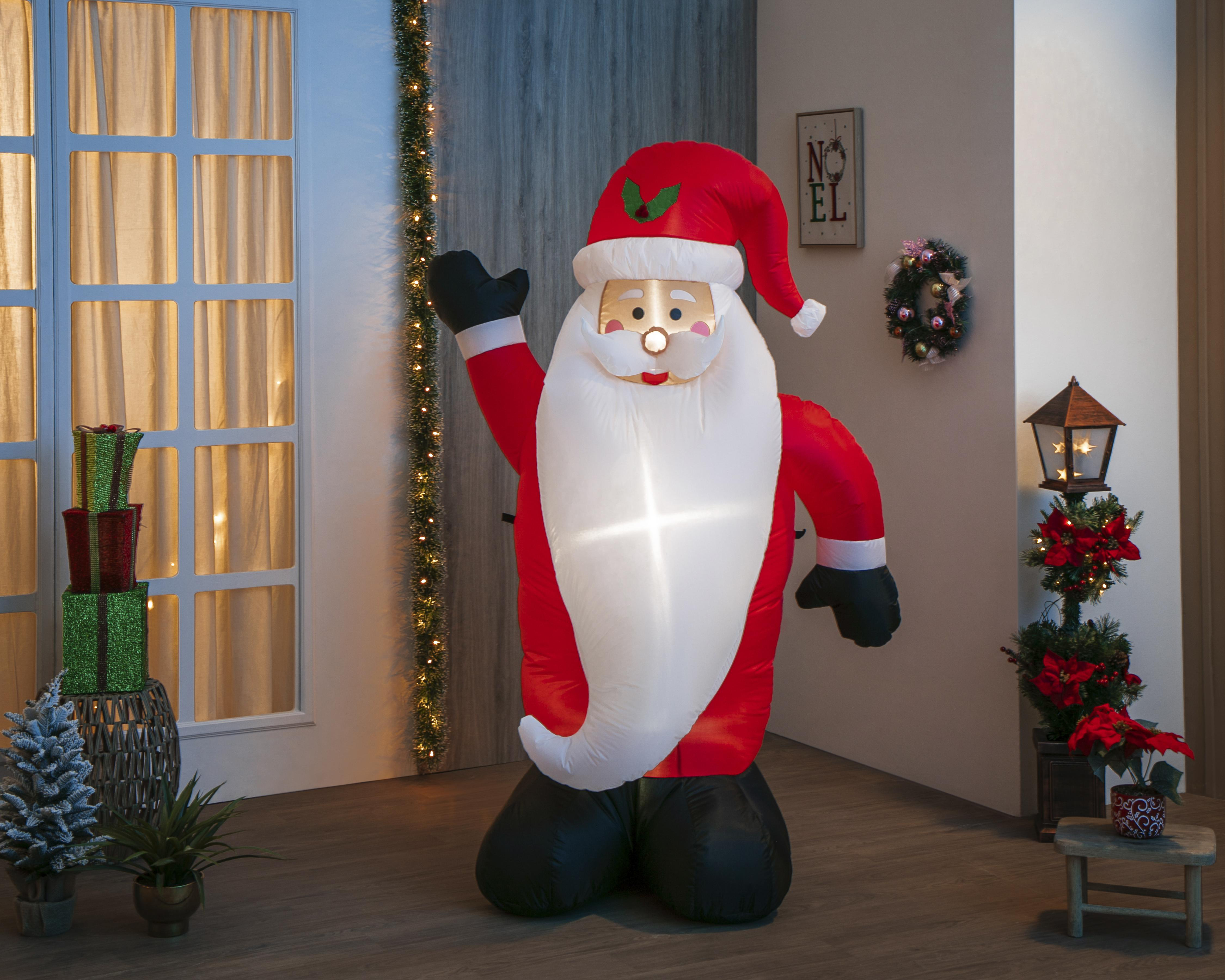 Inflable Shiny Santa 183 cm