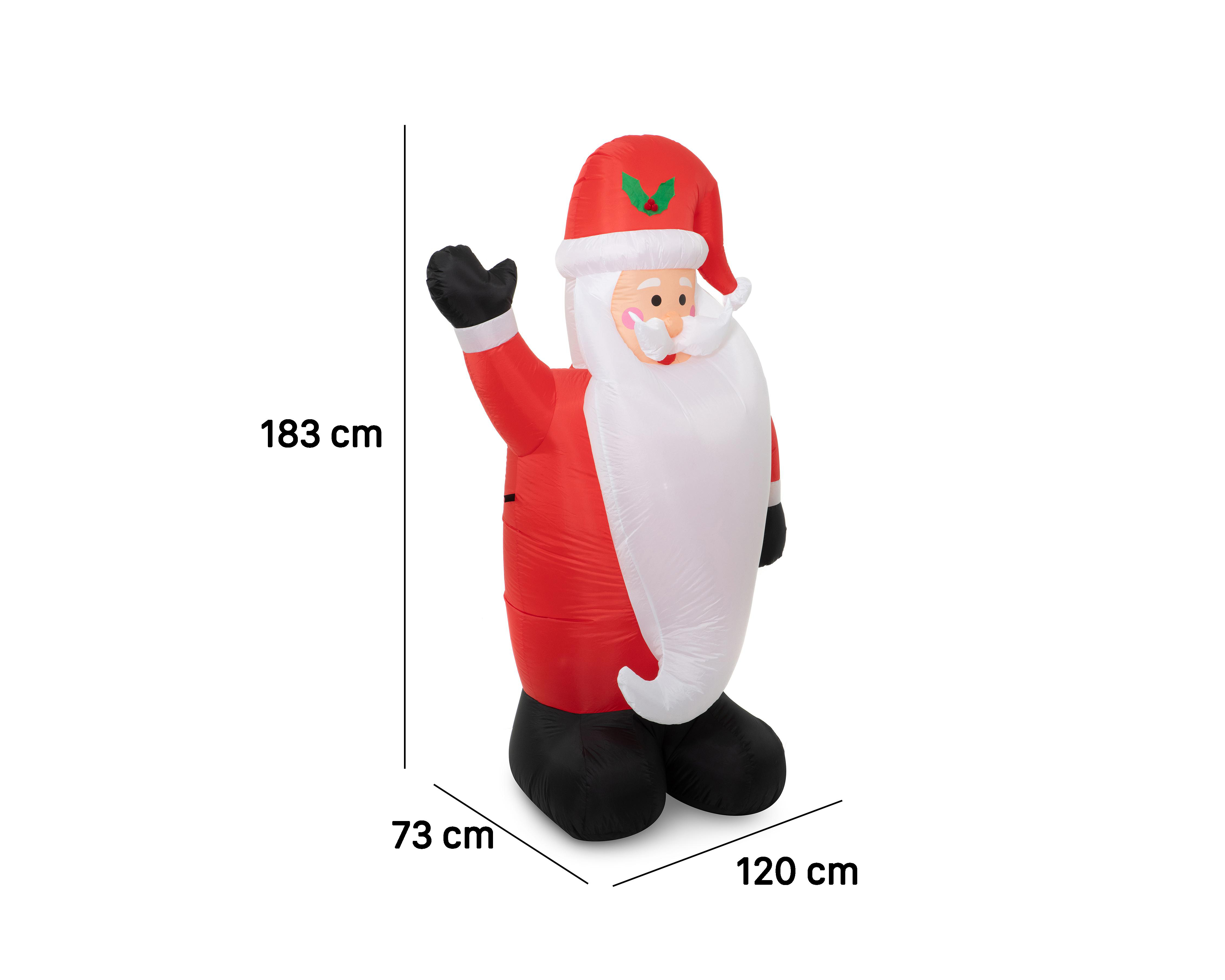 Foto 7 pulgar | Inflable Shiny Santa 183 cm