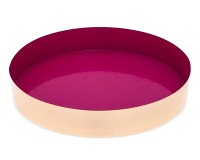 Foto 1 | Charola Decorativa Shine Fucsia