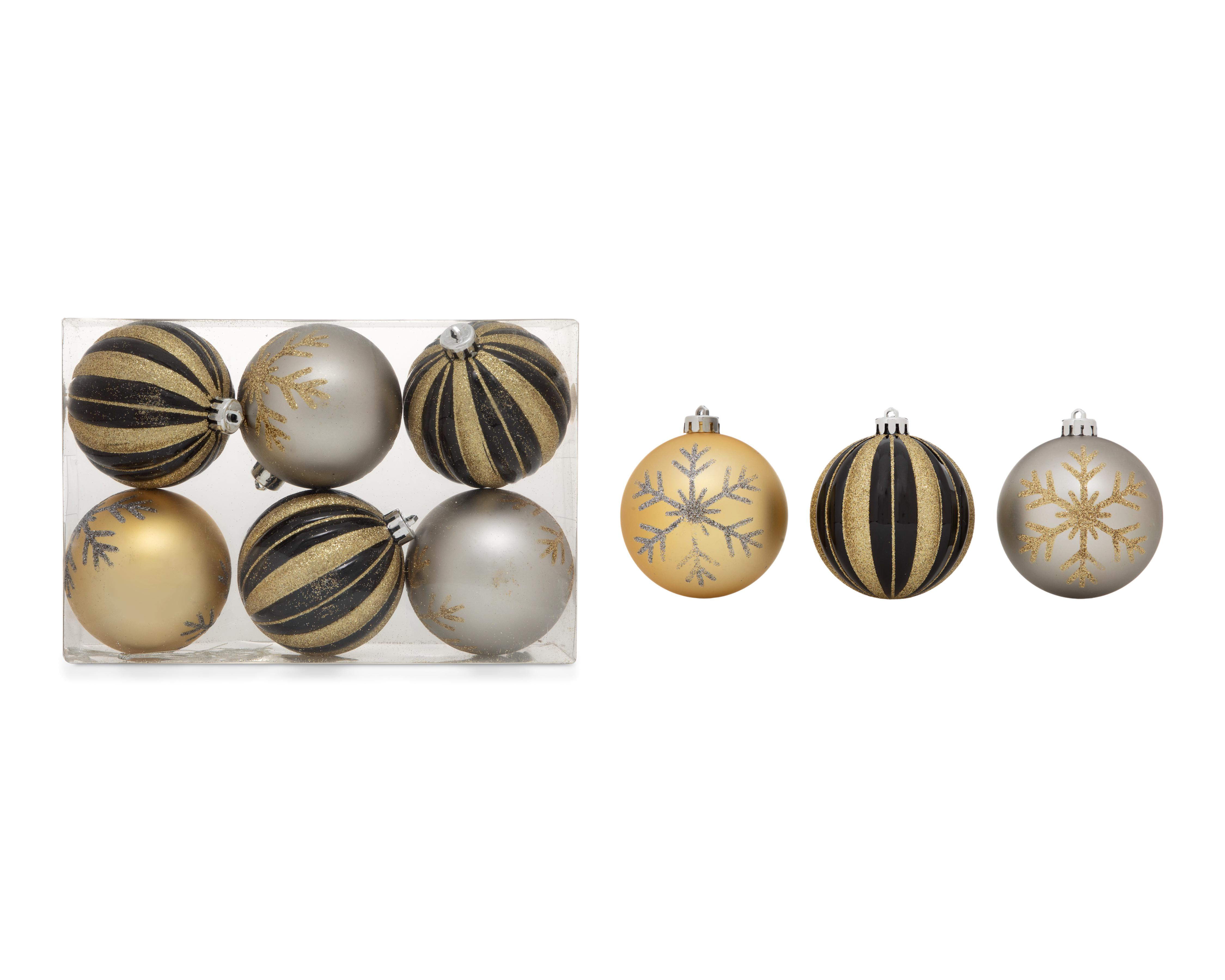 Esferas Navideñas Elegance 6 Piezas $39