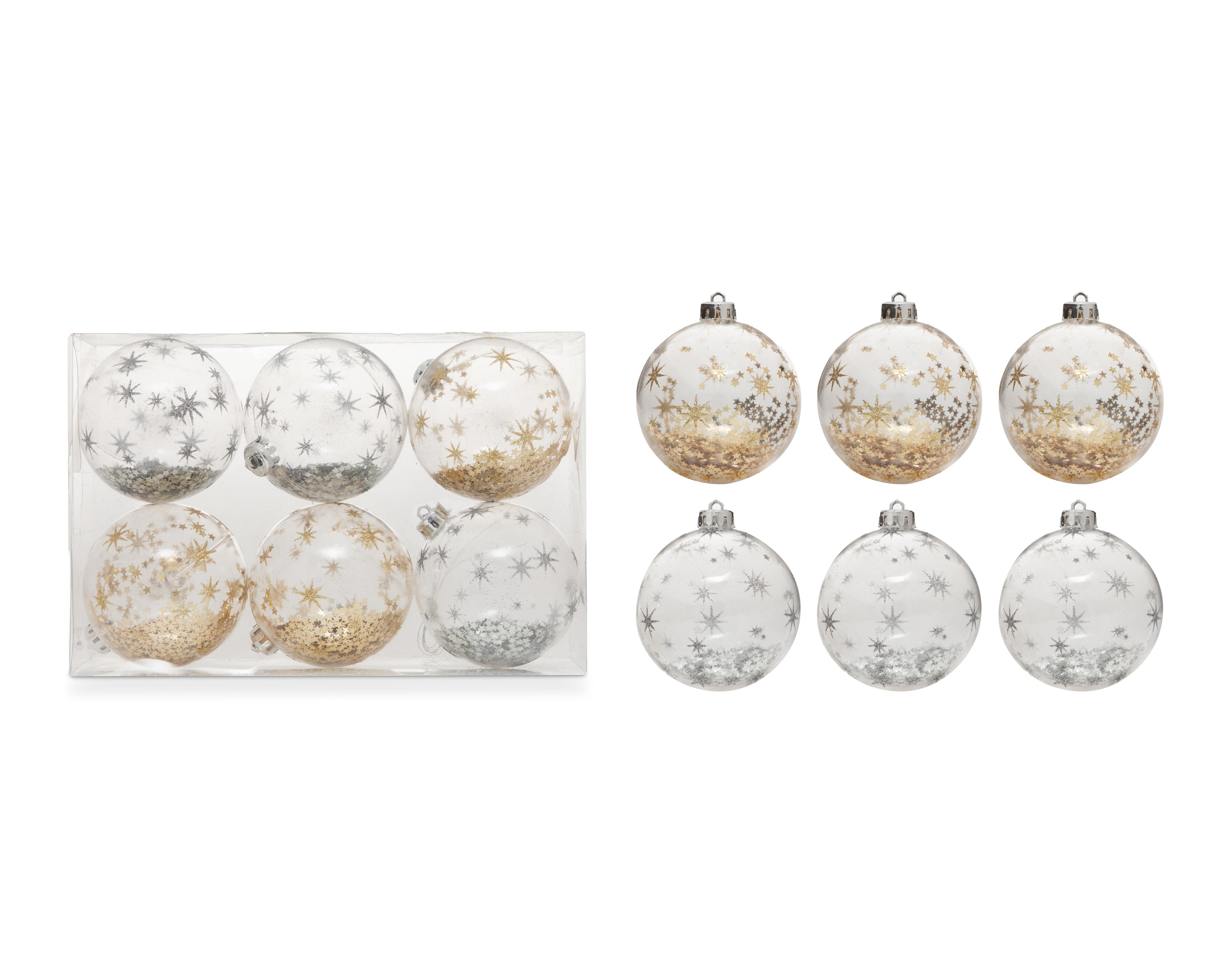 Esferas Navideñas Shilass 6 Piezas $39