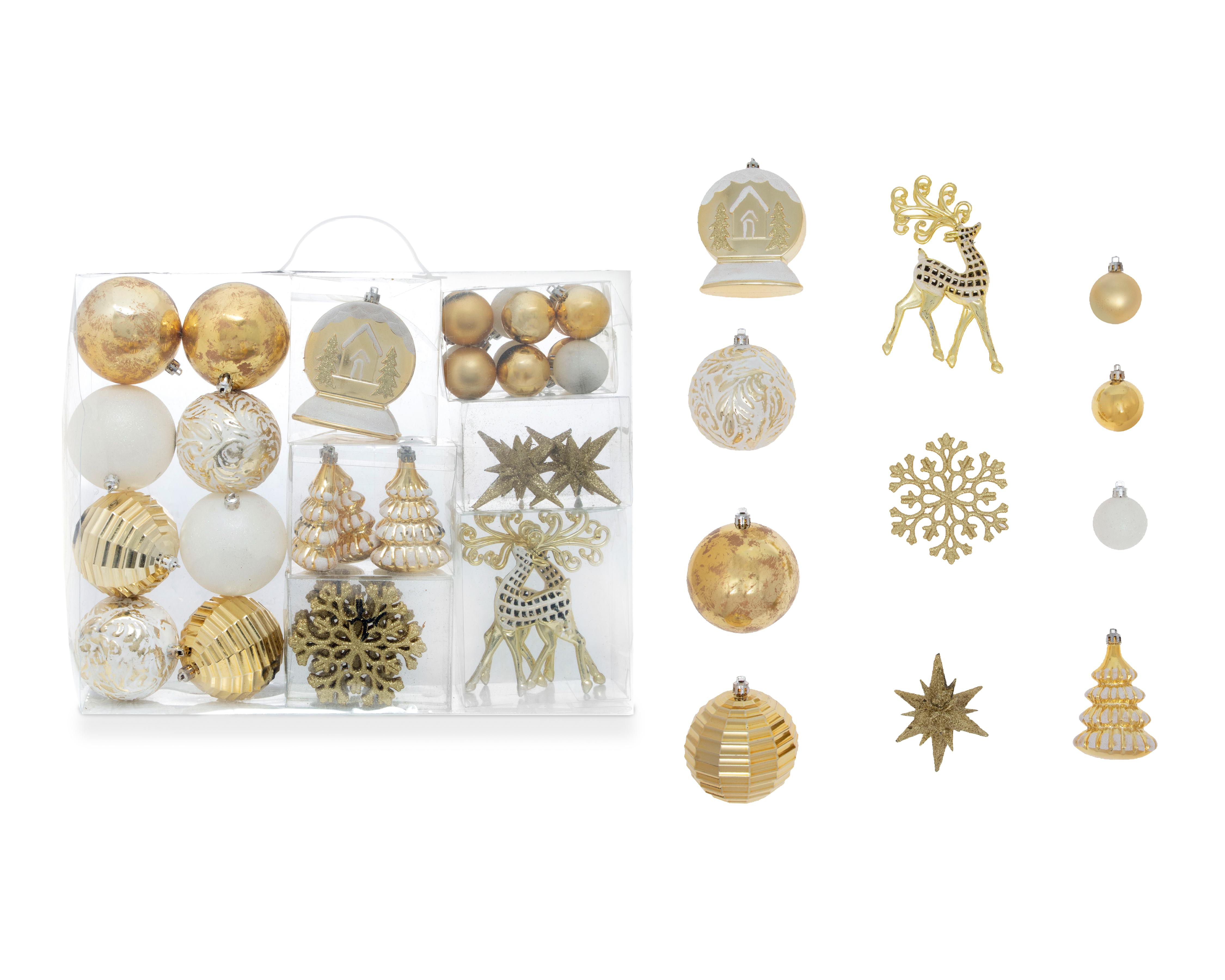 Accesorios para Árbol Goldy Set 40 Piezas $299