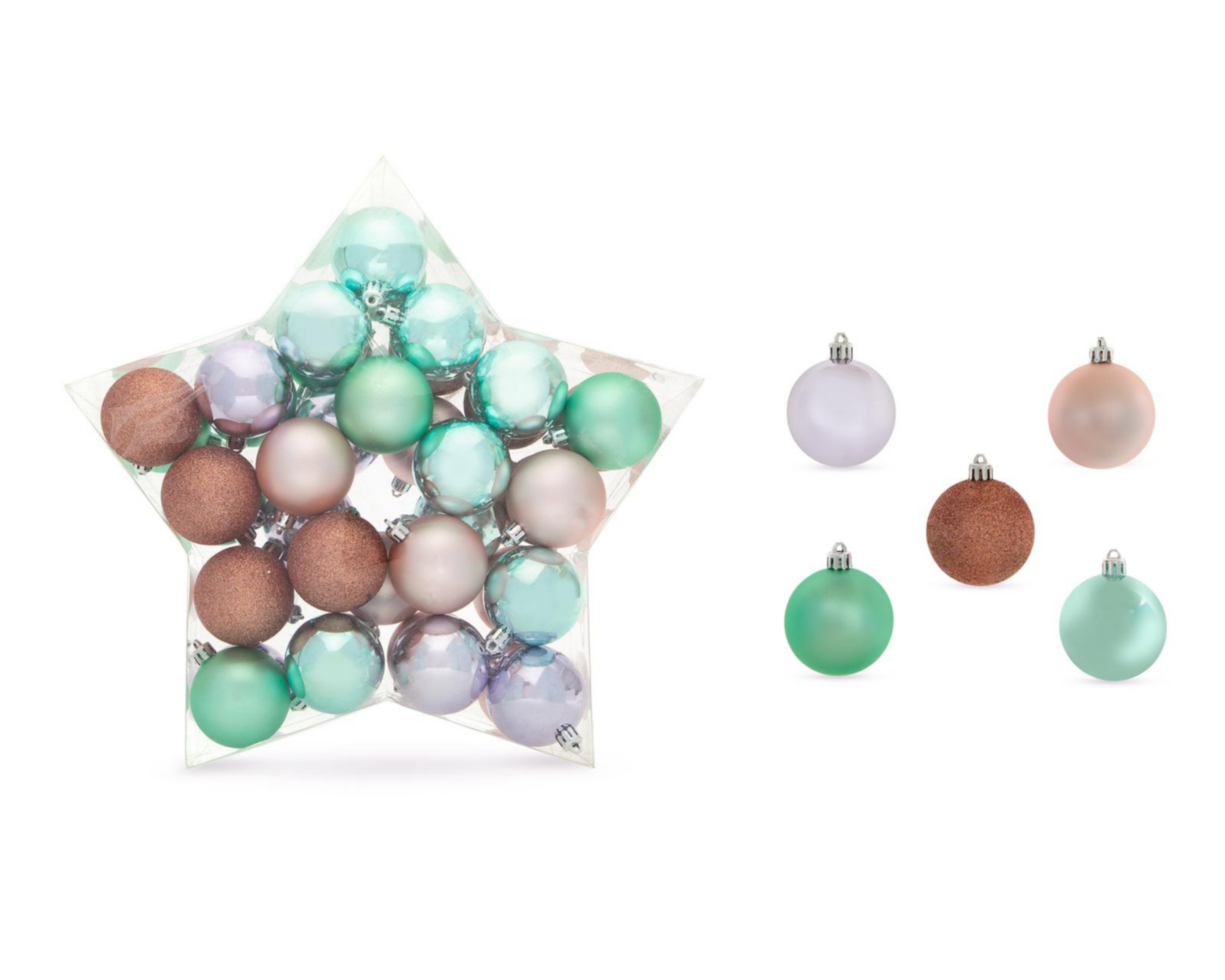 Esferas Navideñas Sternel 40 Piezas $89