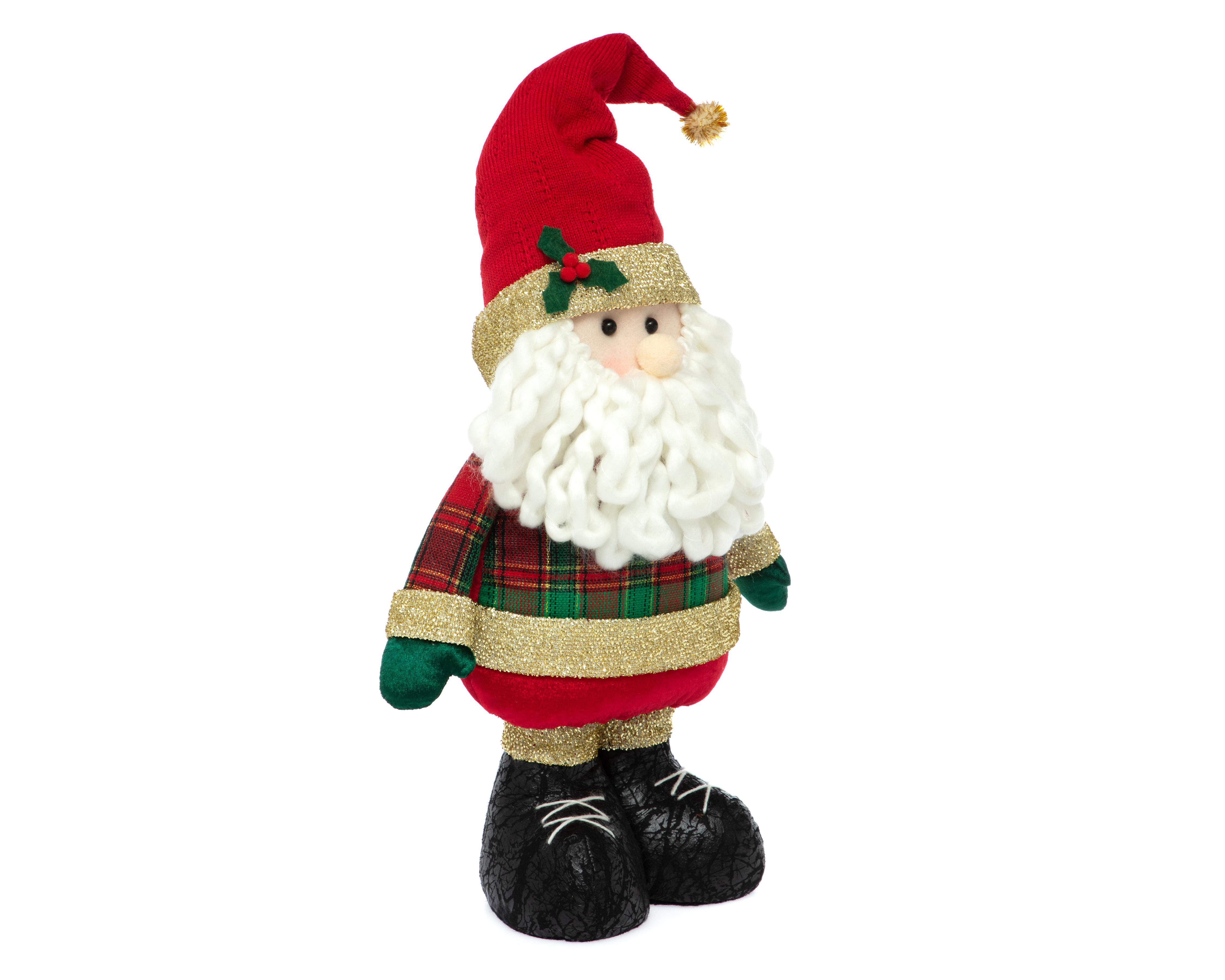 Figura de Santa Claus Happy Tall de Poliéster