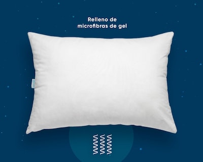 Foto 3 | Almohada Sognare Base Estándar Semifirme 2 Piezas