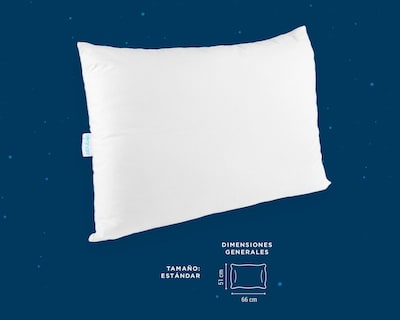 Foto 5 | Almohada Sognare Base Estándar Semifirme 2 Piezas