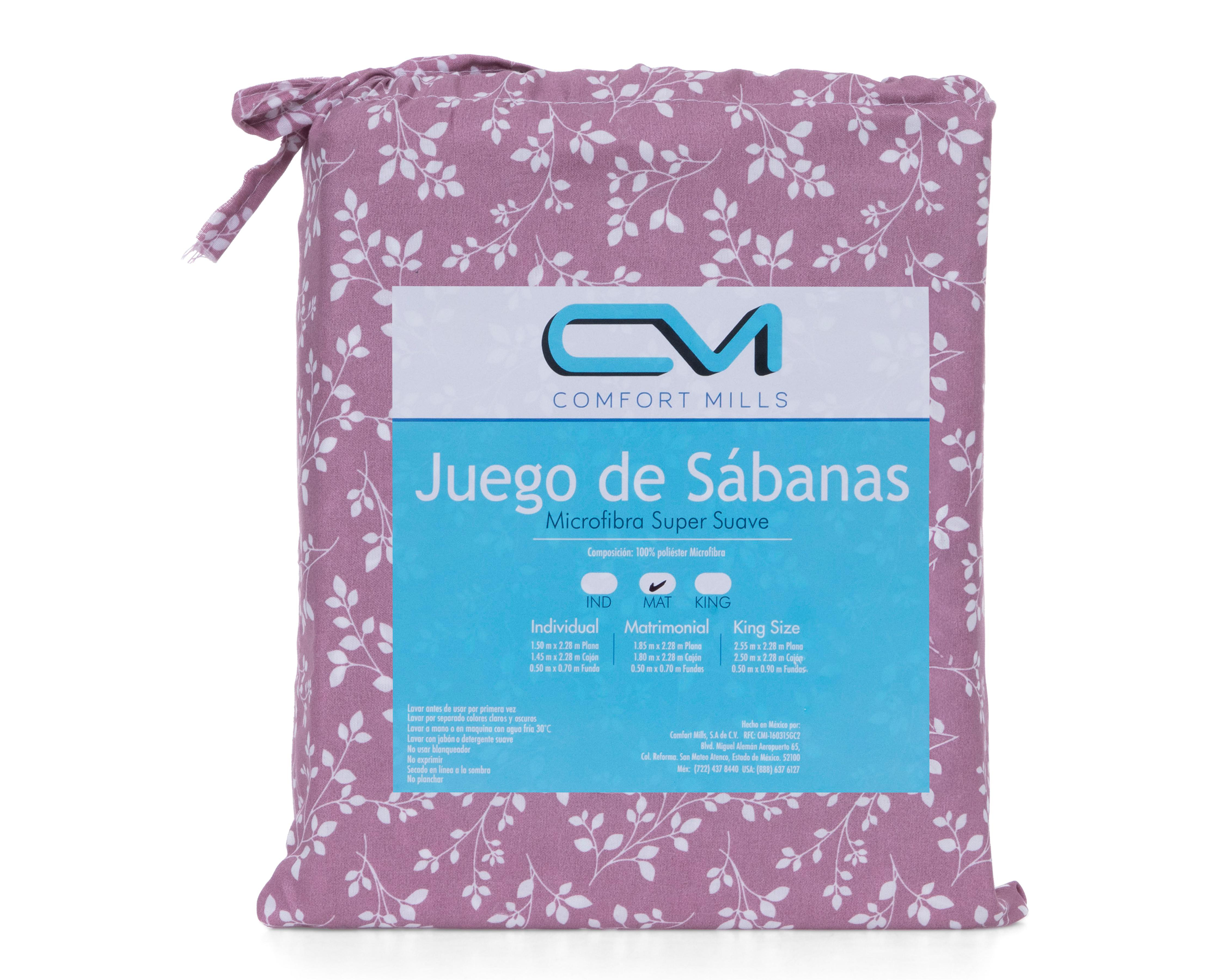 Foto 4 | Sábana CMI Matrimonial 3 Piezas