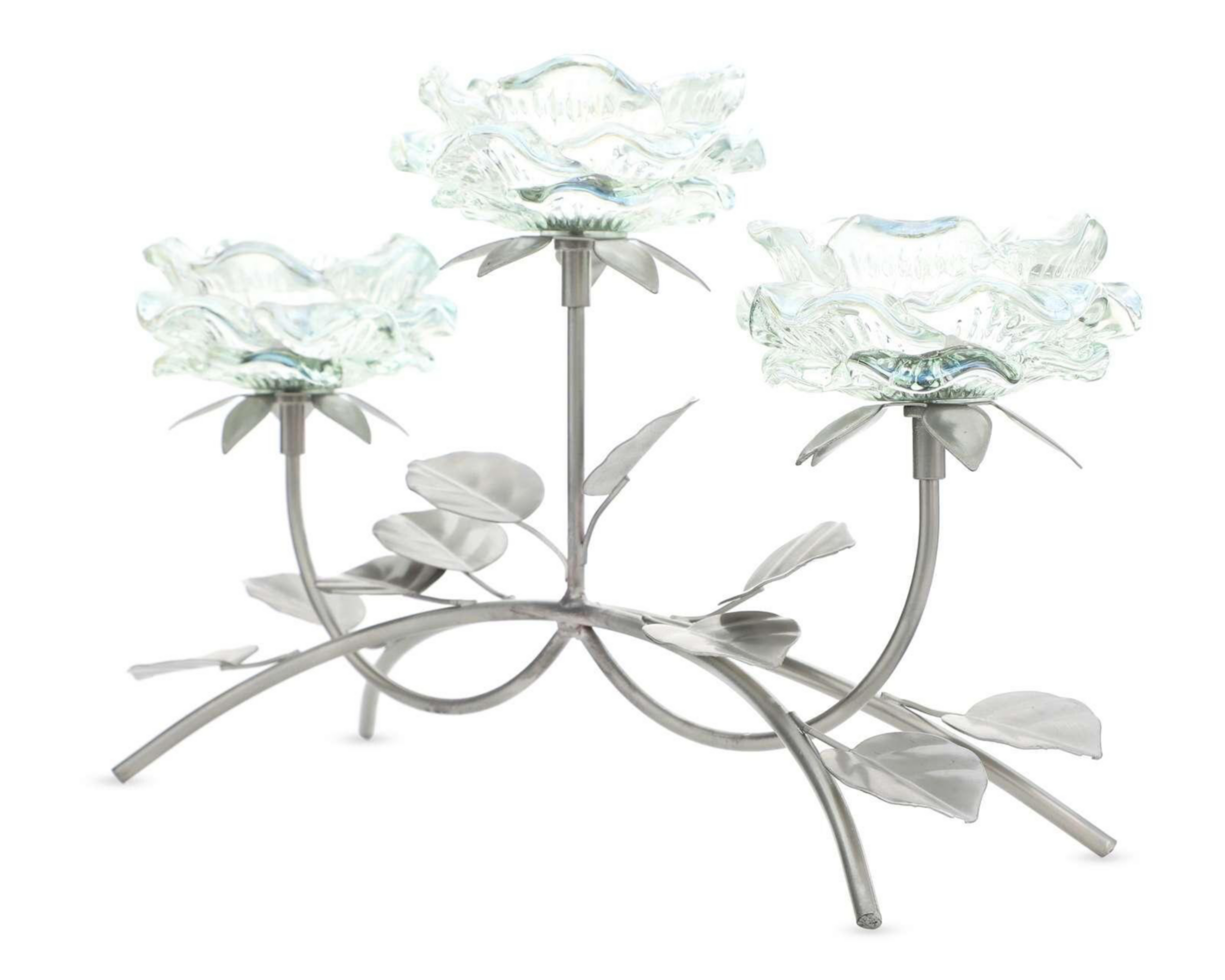 Foto 3 pulgar | Candelabro Cixi Clear Flowers