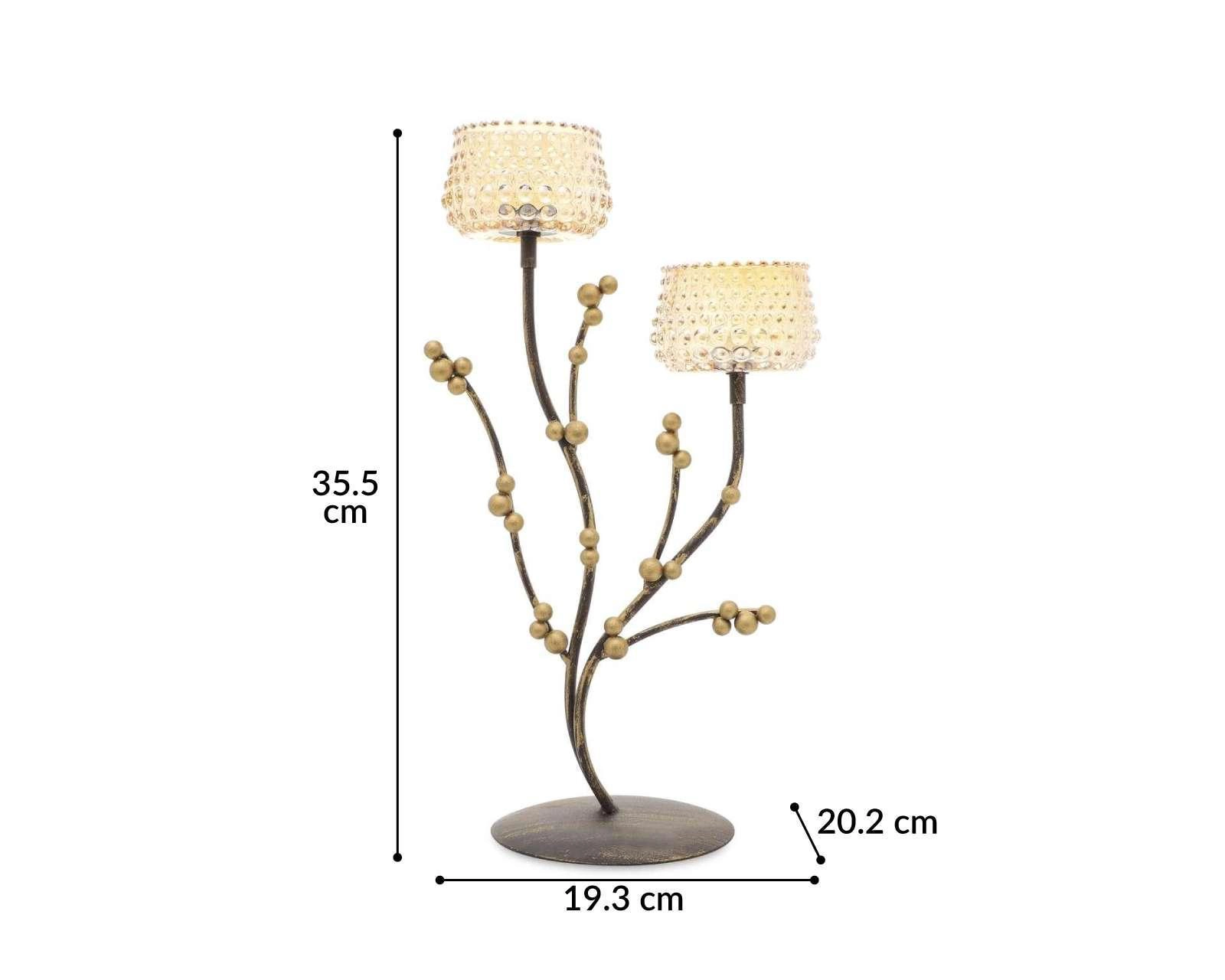 Foto 4 pulgar | Candelabro Cixi Brown