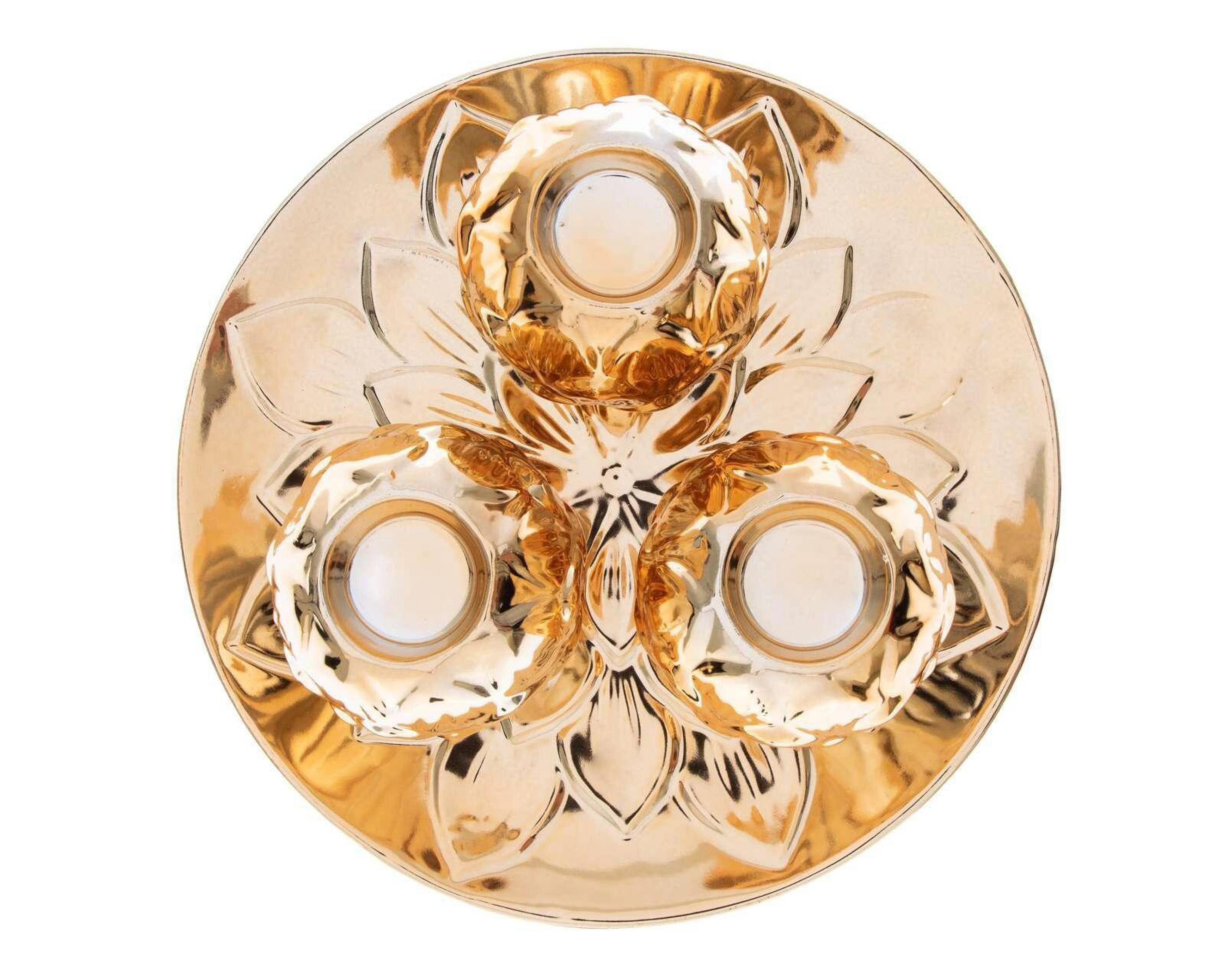 Foto 3 pulgar | Candelabro Gold Trio