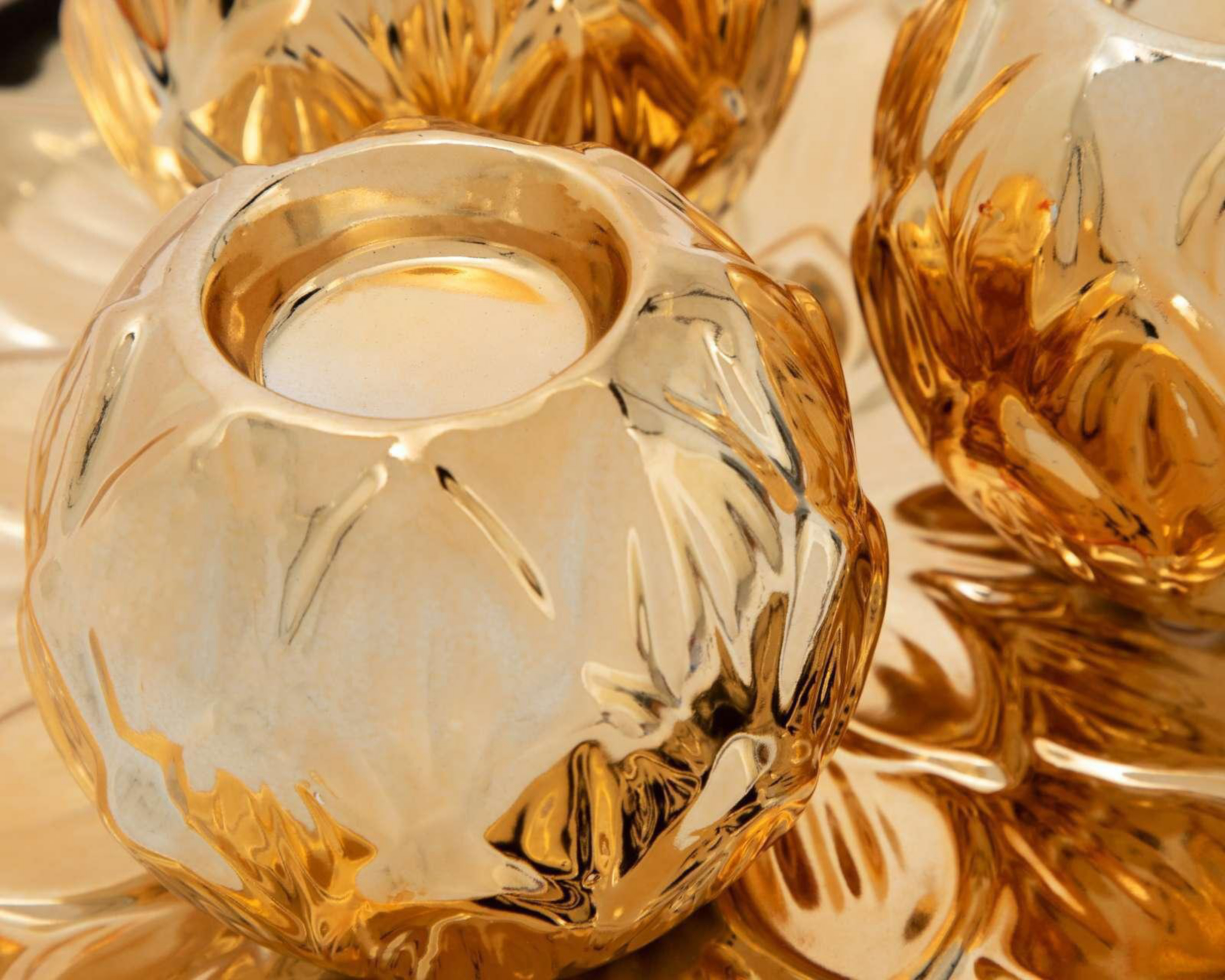 Foto 4 pulgar | Candelabro Gold Trio