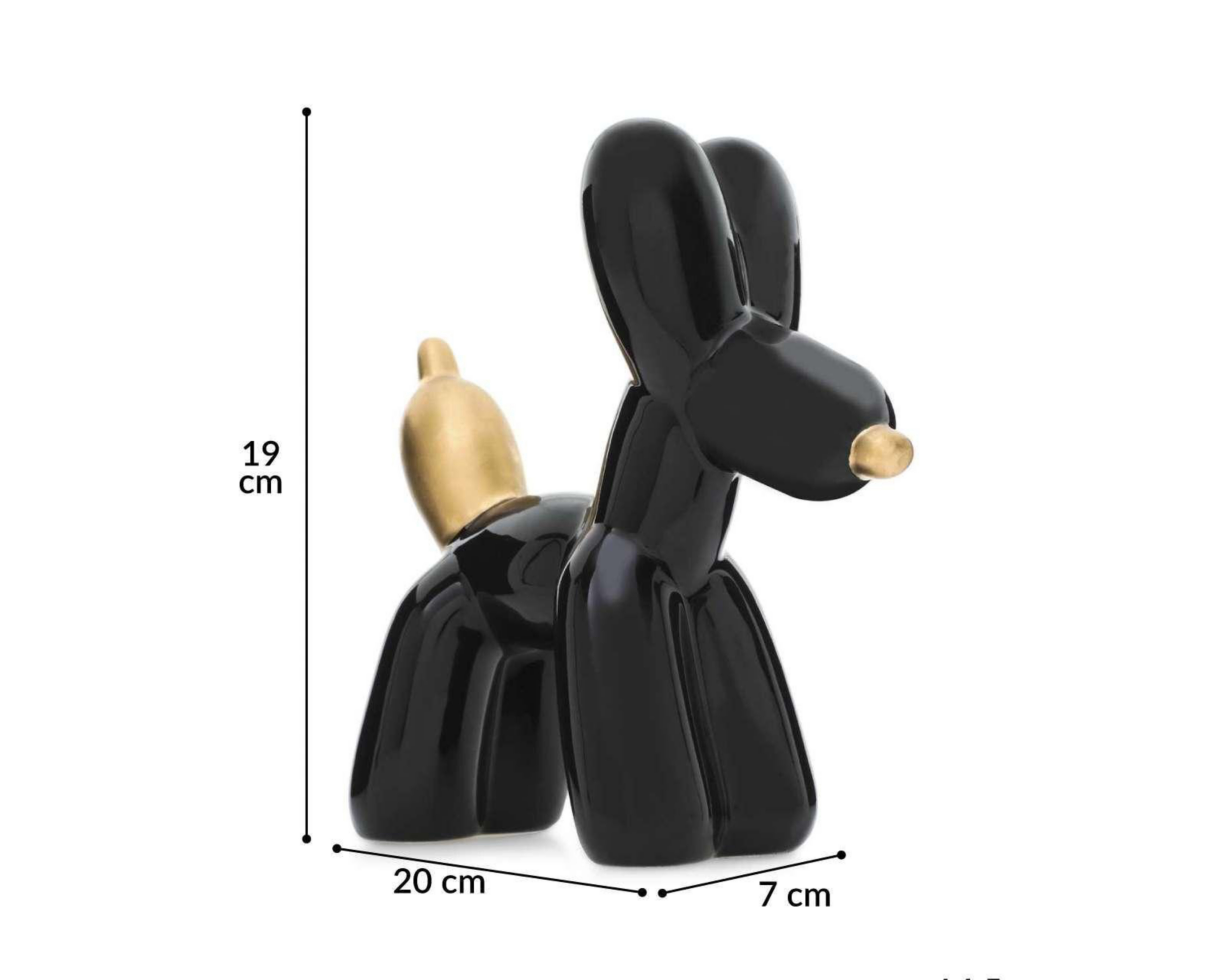 Foto 5 | Escultura Black Dog