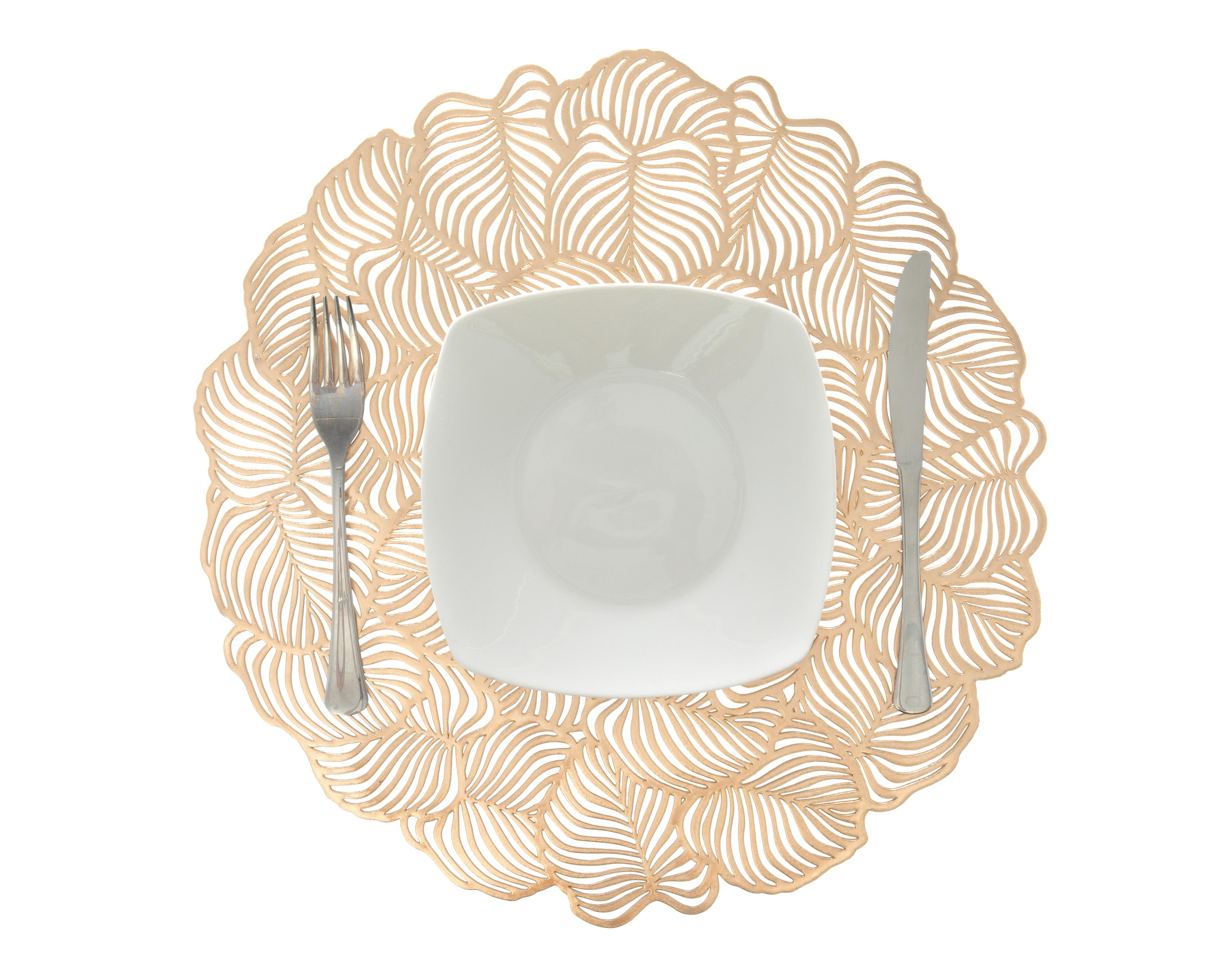 Mantel Individual Starhaus Dalia Dorado 4 Piezas $89