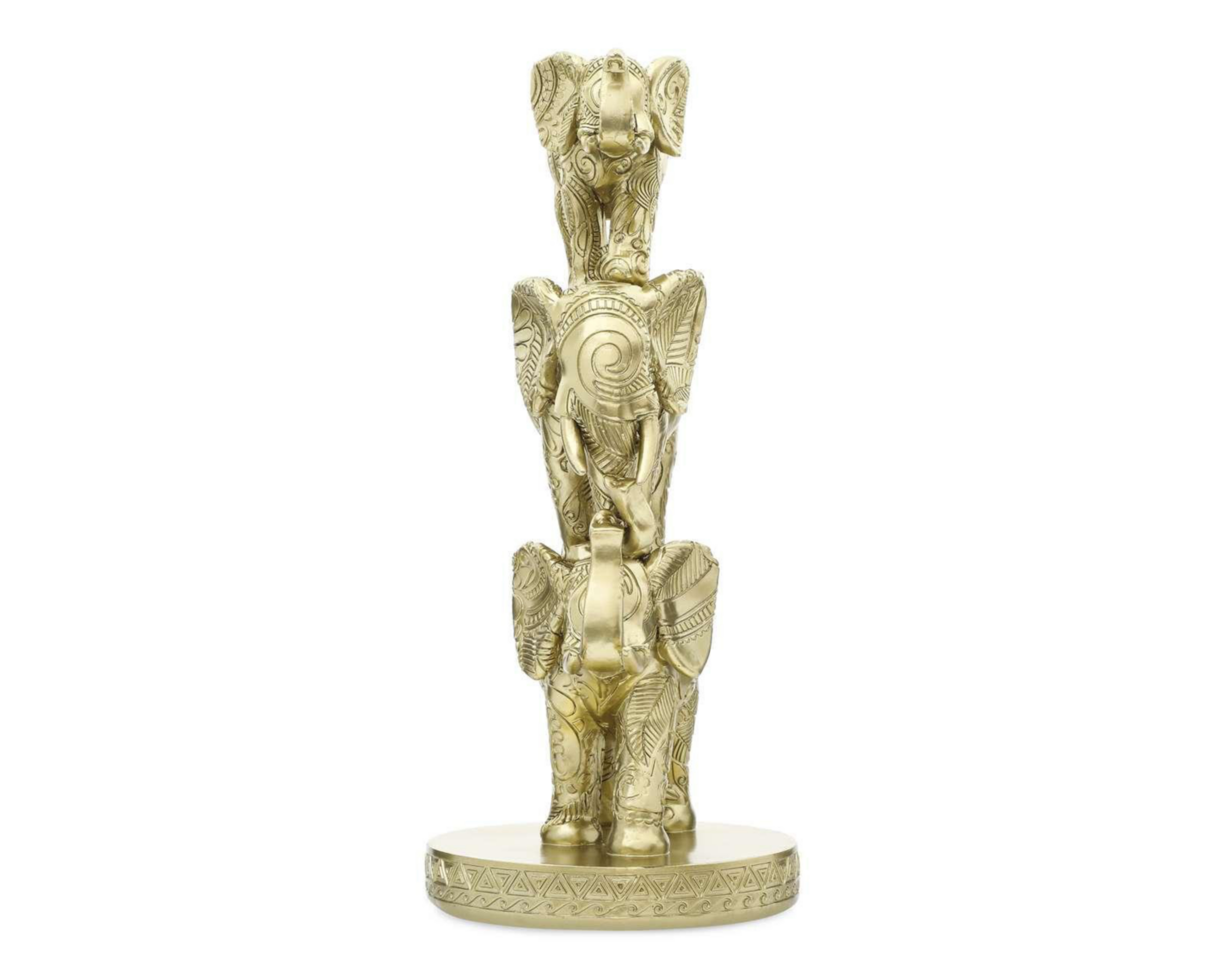 Foto 4 pulgar | Escultura de Elefantes Polo C
