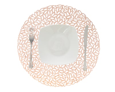 Foto 1 | Mantel Individual Starhaus Aspen Rose Gold 4 Piezas