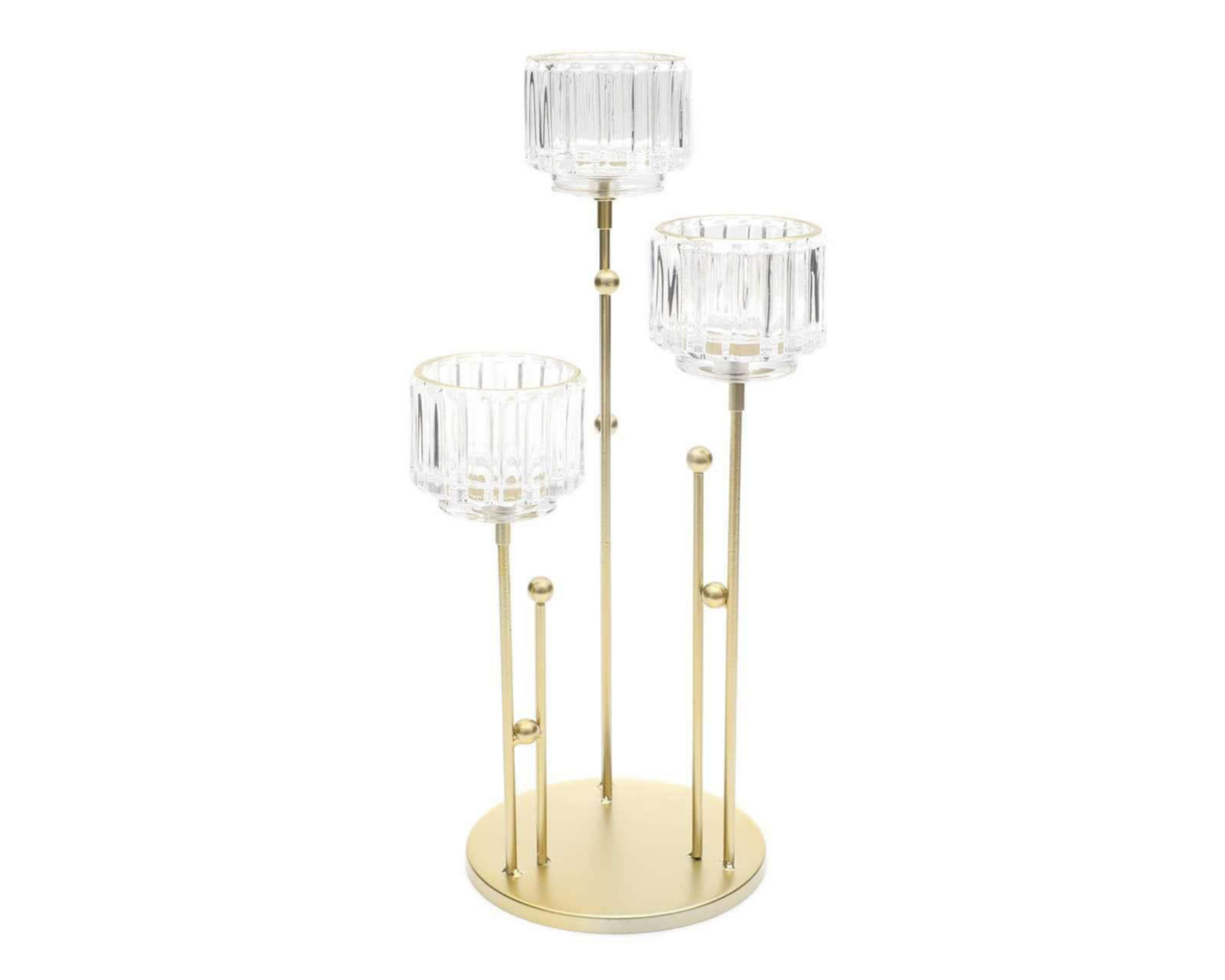 Foto 1 | Candelabro Cixi Dorado Tres