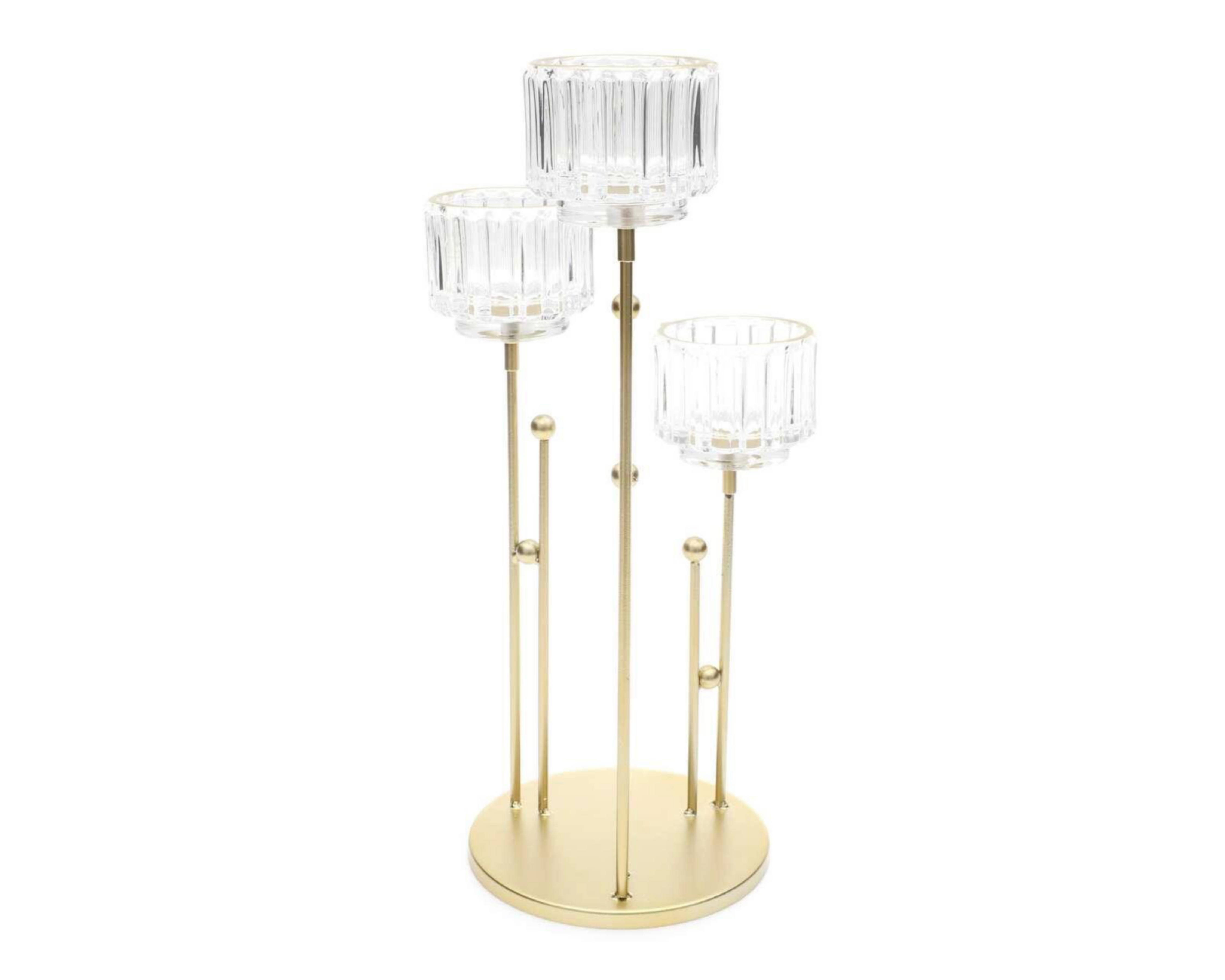 Foto 4 pulgar | Candelabro Cixi Dorado Tres