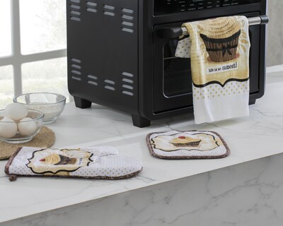 Foto 6 | Toalla de Cocina Starhaus Cupcake Estampada 3 Piezas