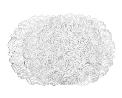 Foto 3 | Mantel Individual Starhaus Dalia Plateado 4 Piezas