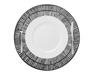 Foto 2 | Mantel Individual Starhaus Mandy Negro 4 Piezas