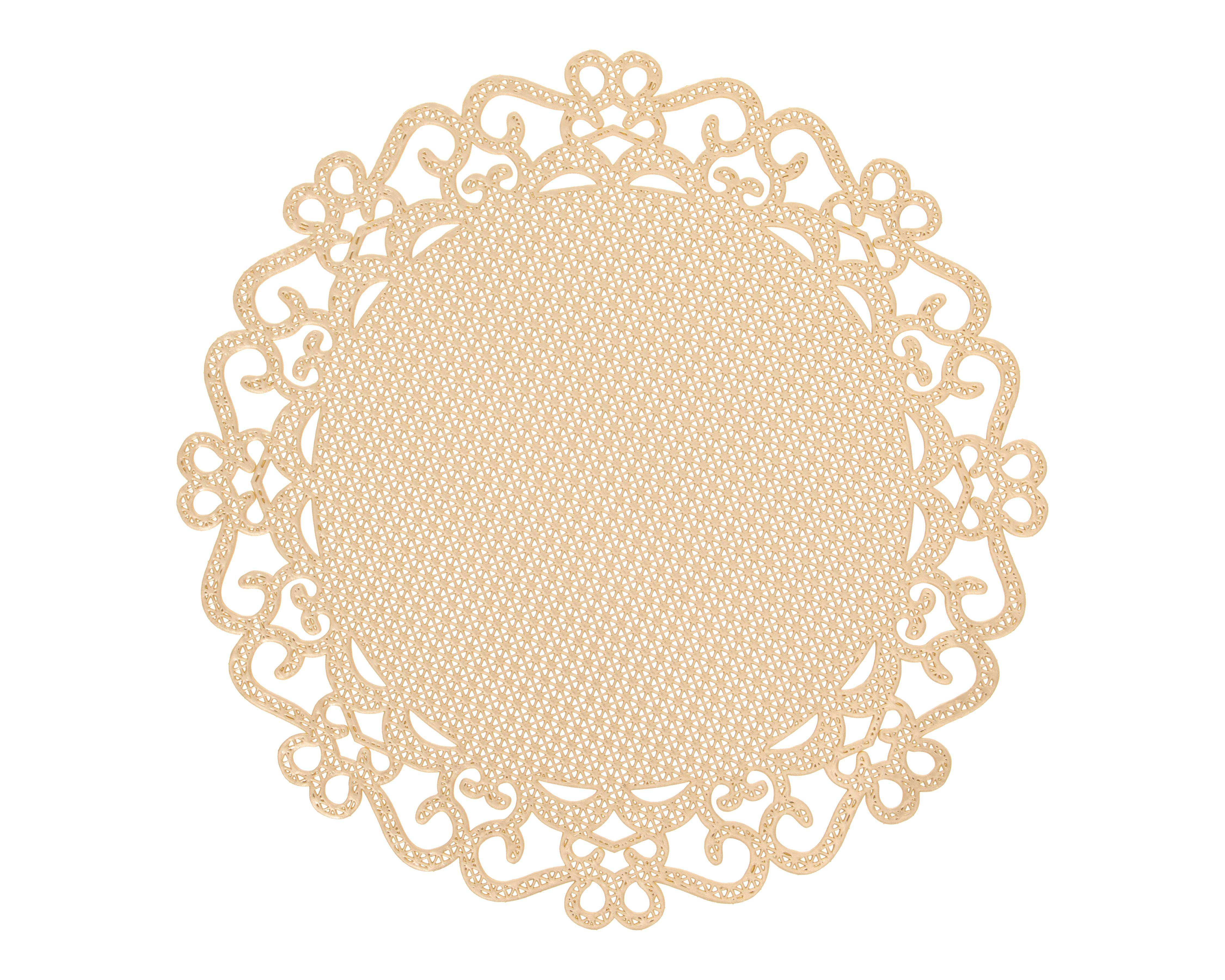 Foto 4 | Mantel Individual Starhaus Antique Dorado 4 Piezas