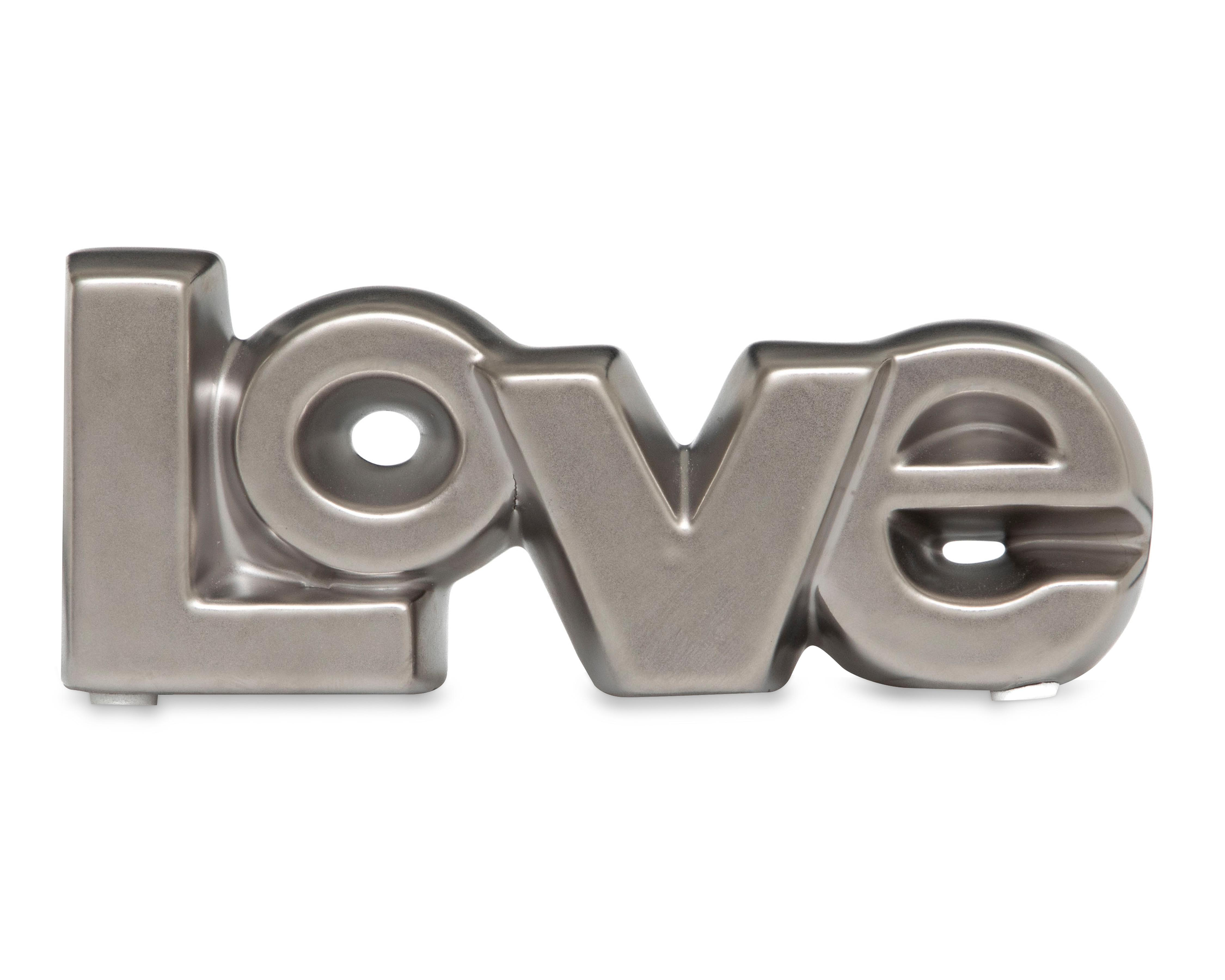 Letrero Love de Cerámica