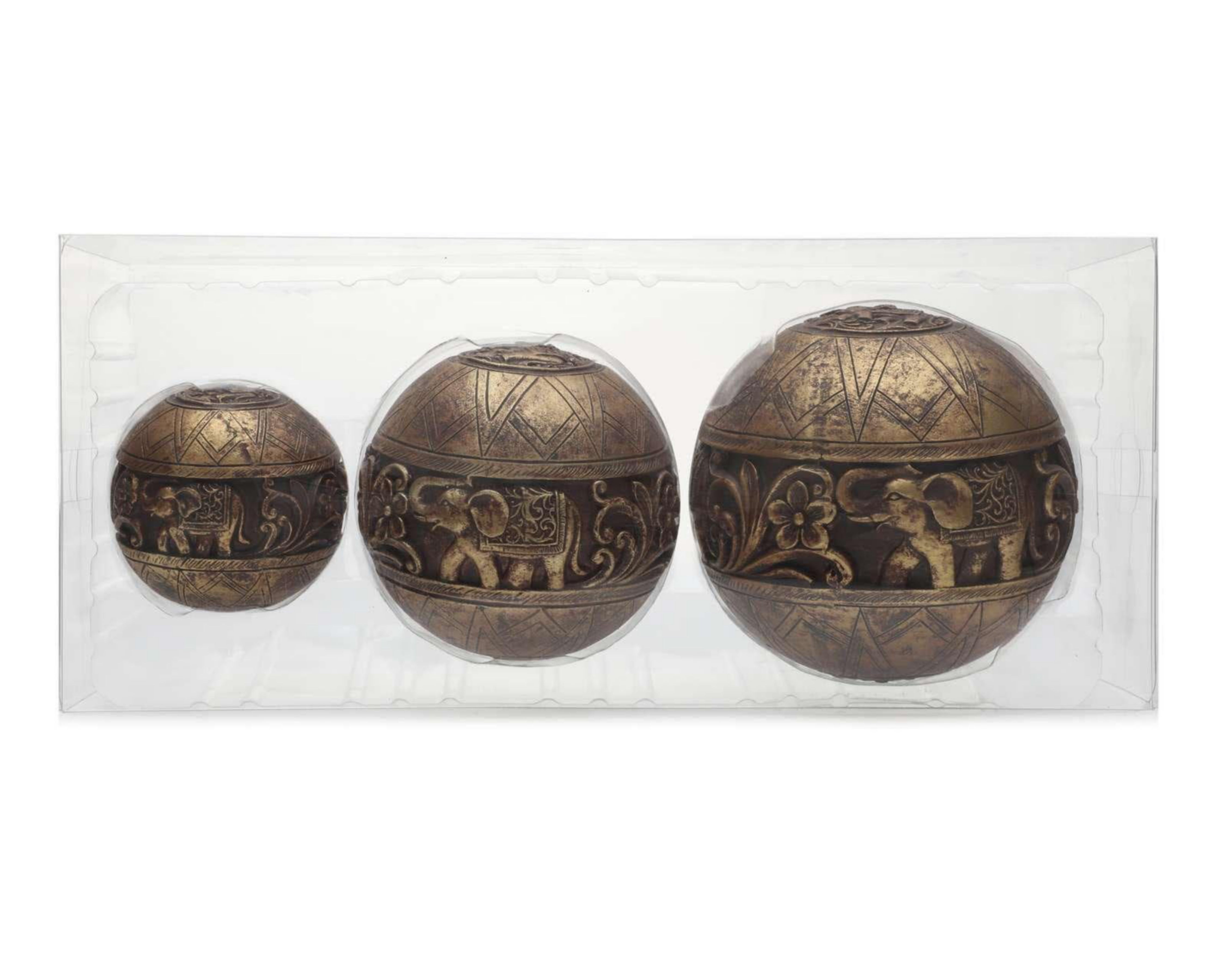 Esferas Gold Balls 3 Piezas