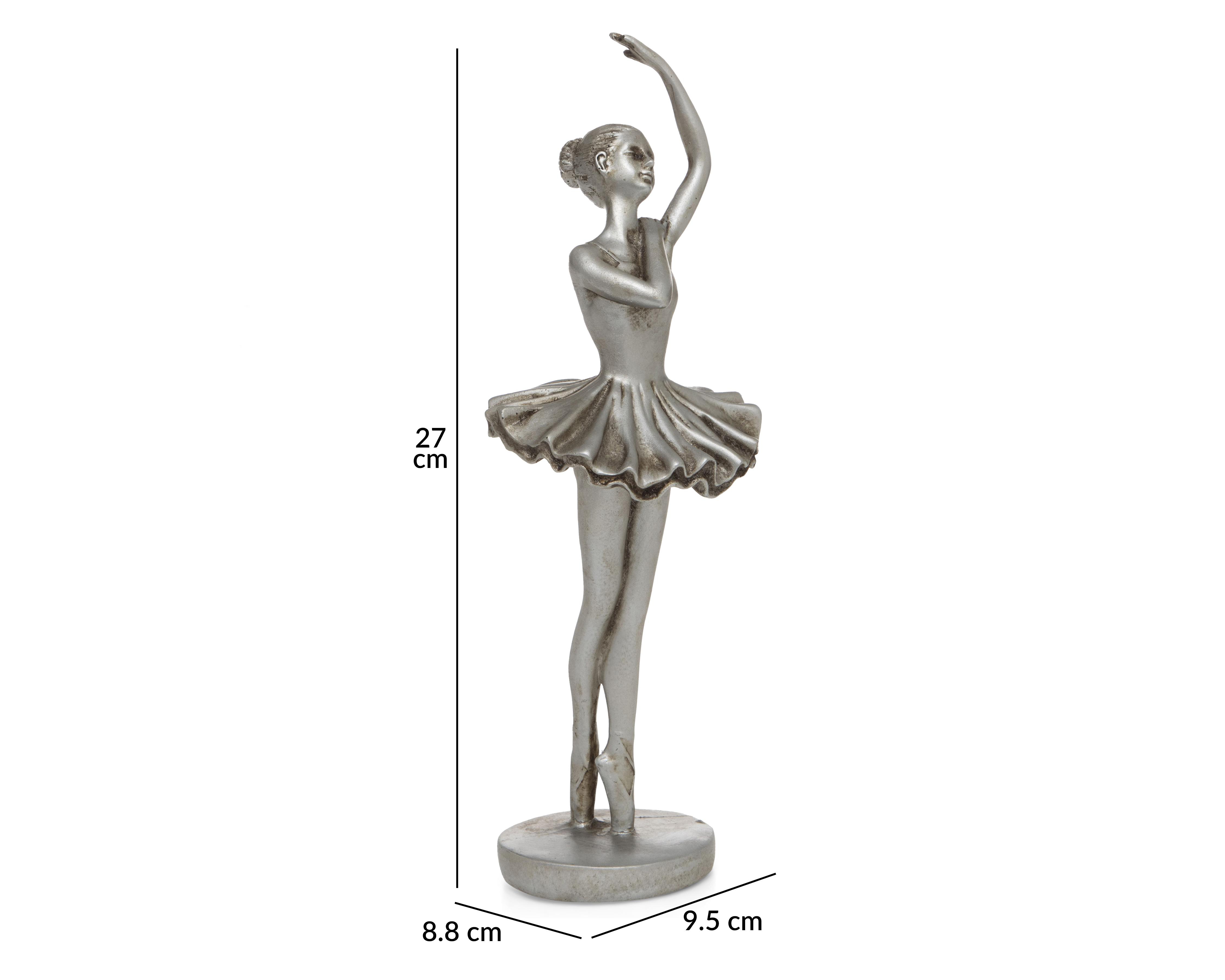 Foto 6 | Escultura de Bailarina Liza A de Resina