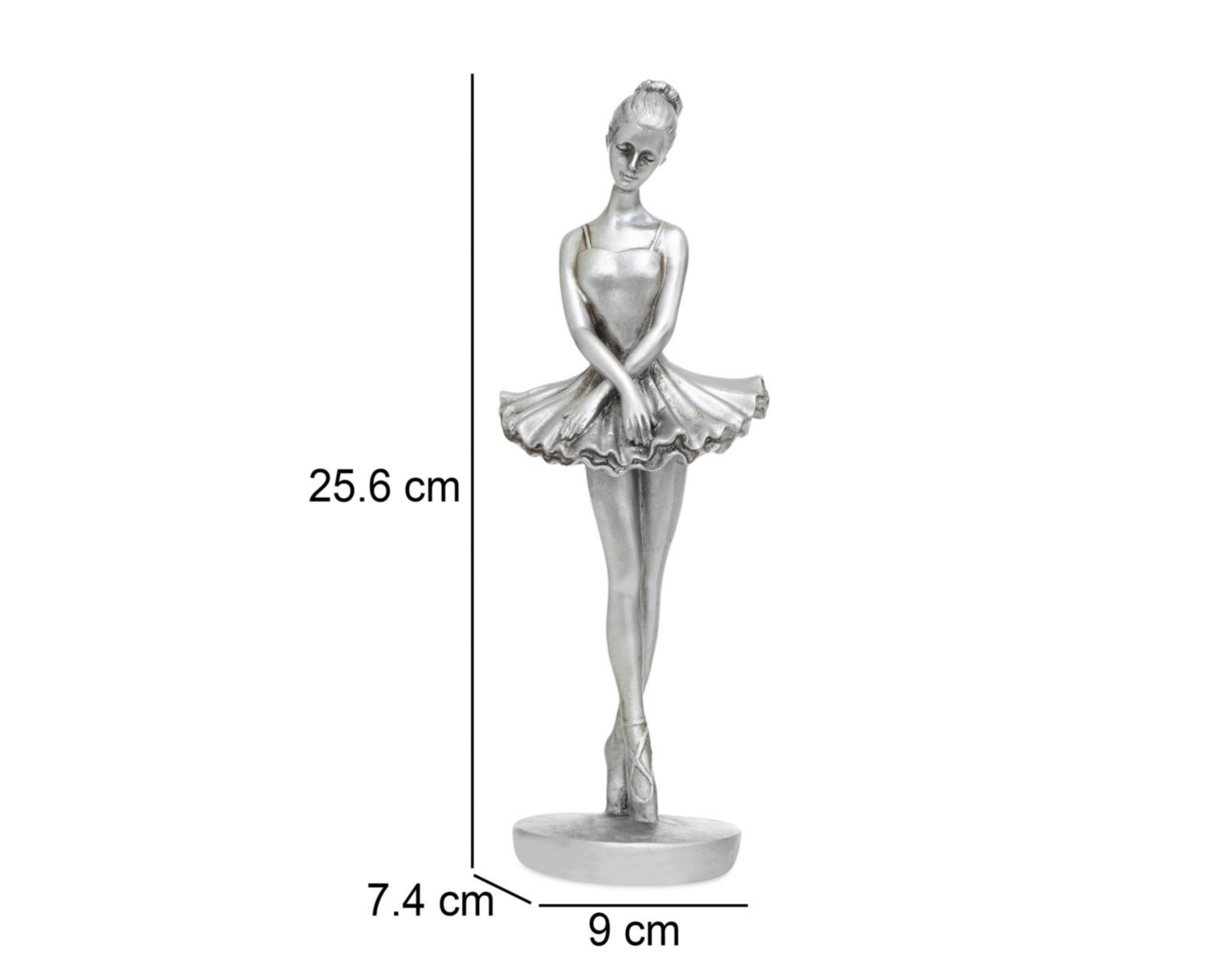 Foto 6 | Escultura de Bailarina Liza B de Resina