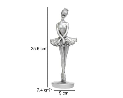 Foto 6 | Escultura de Bailarina Liza B de Resina