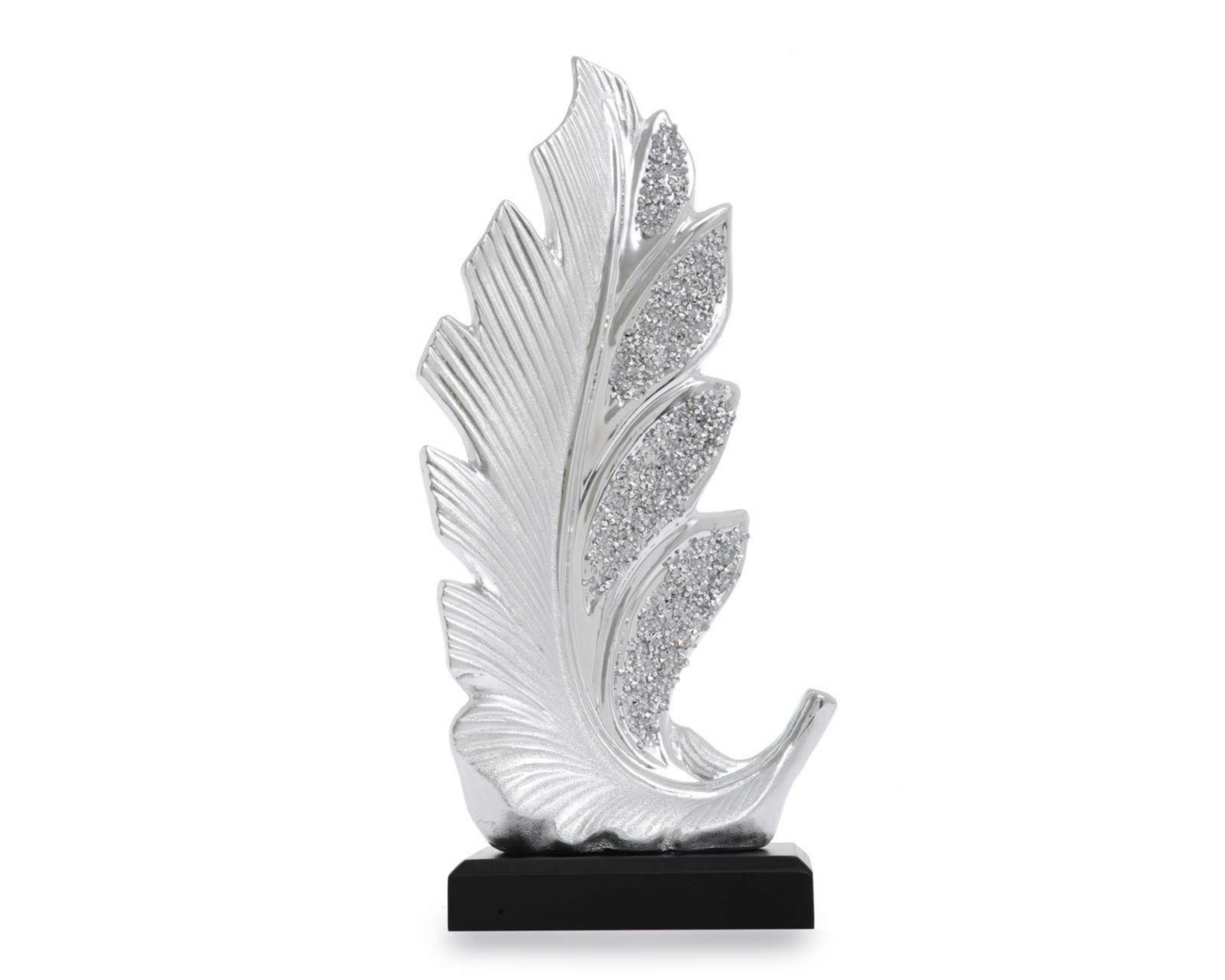 Foto 4 pulgar | Escultura Shine Leaf
