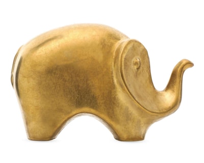 Foto 2 | Escultura Golden Elfie