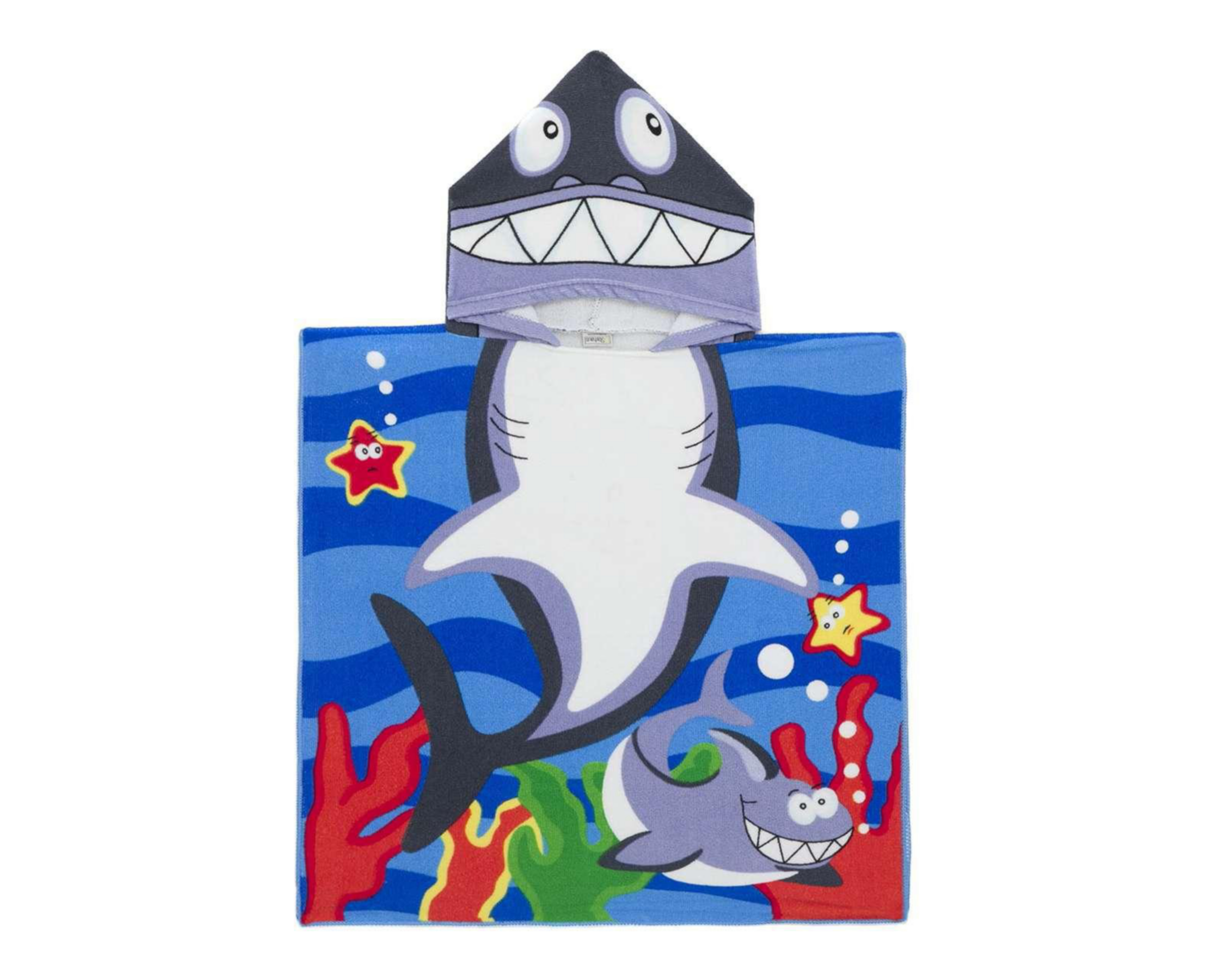 Foto 2 pulgar | Toalla de Baño Dark Shark Starhaus Azul