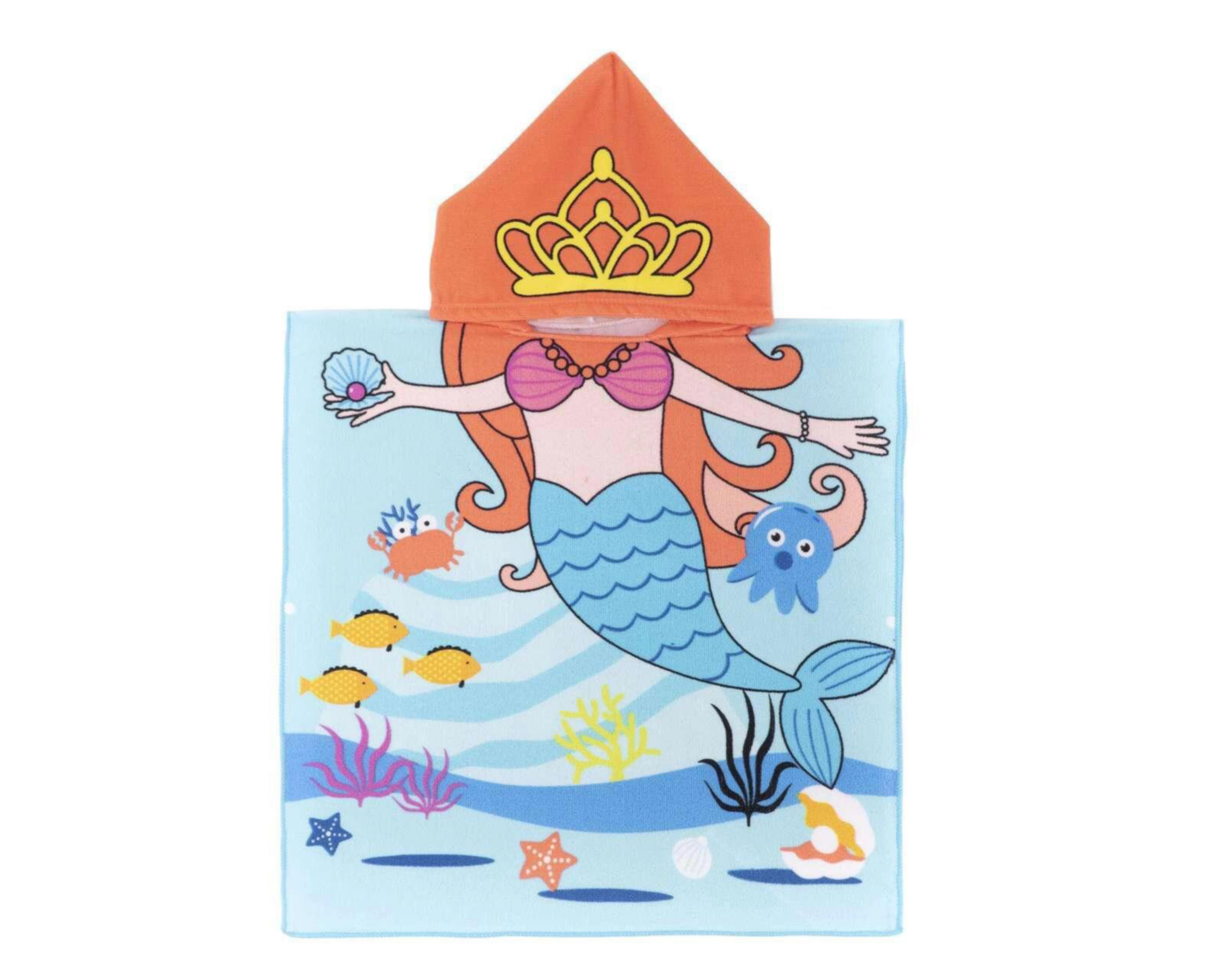 Toalla de Baño Mermaid Red Azul