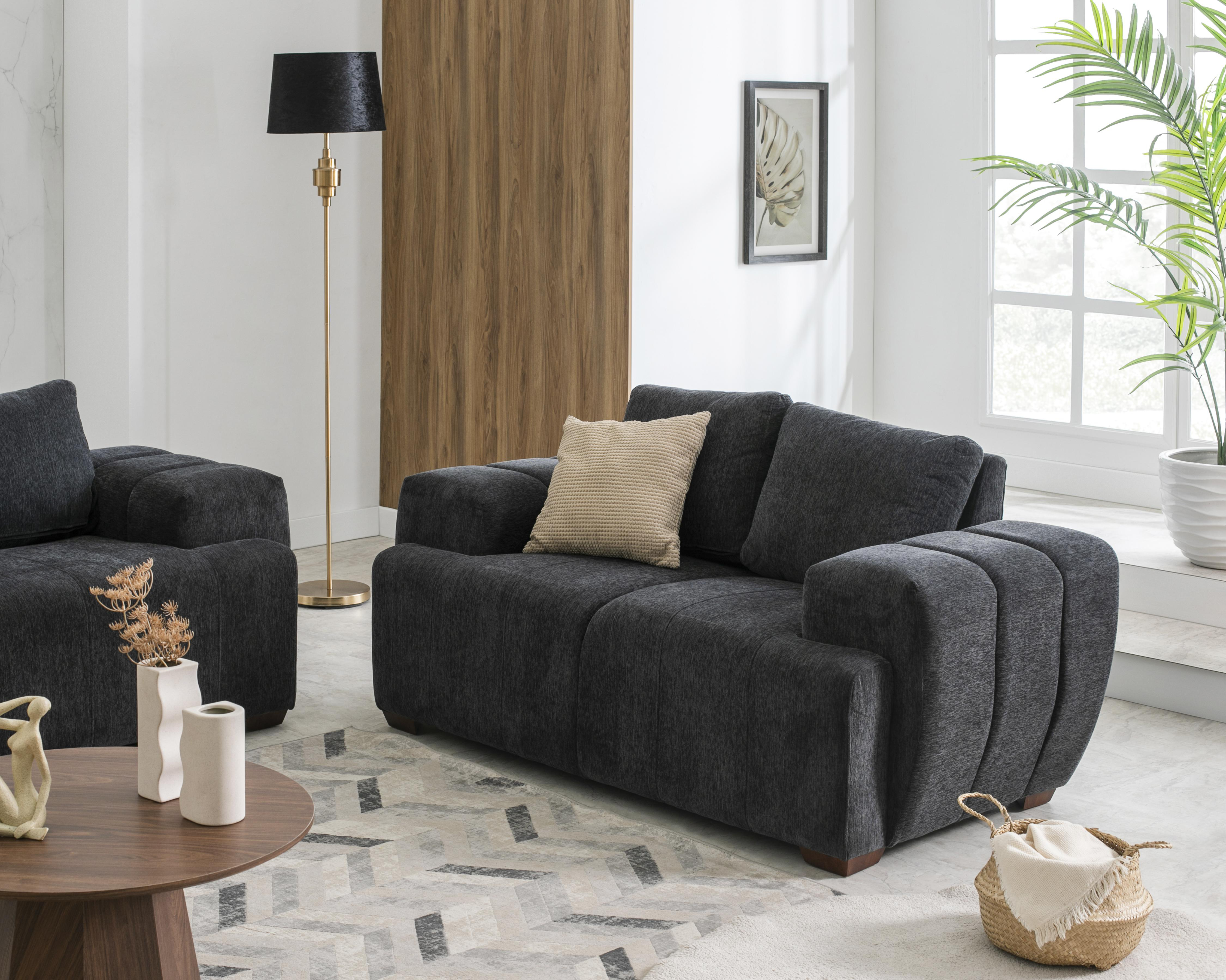 Loveseat Navy Contemporáneo