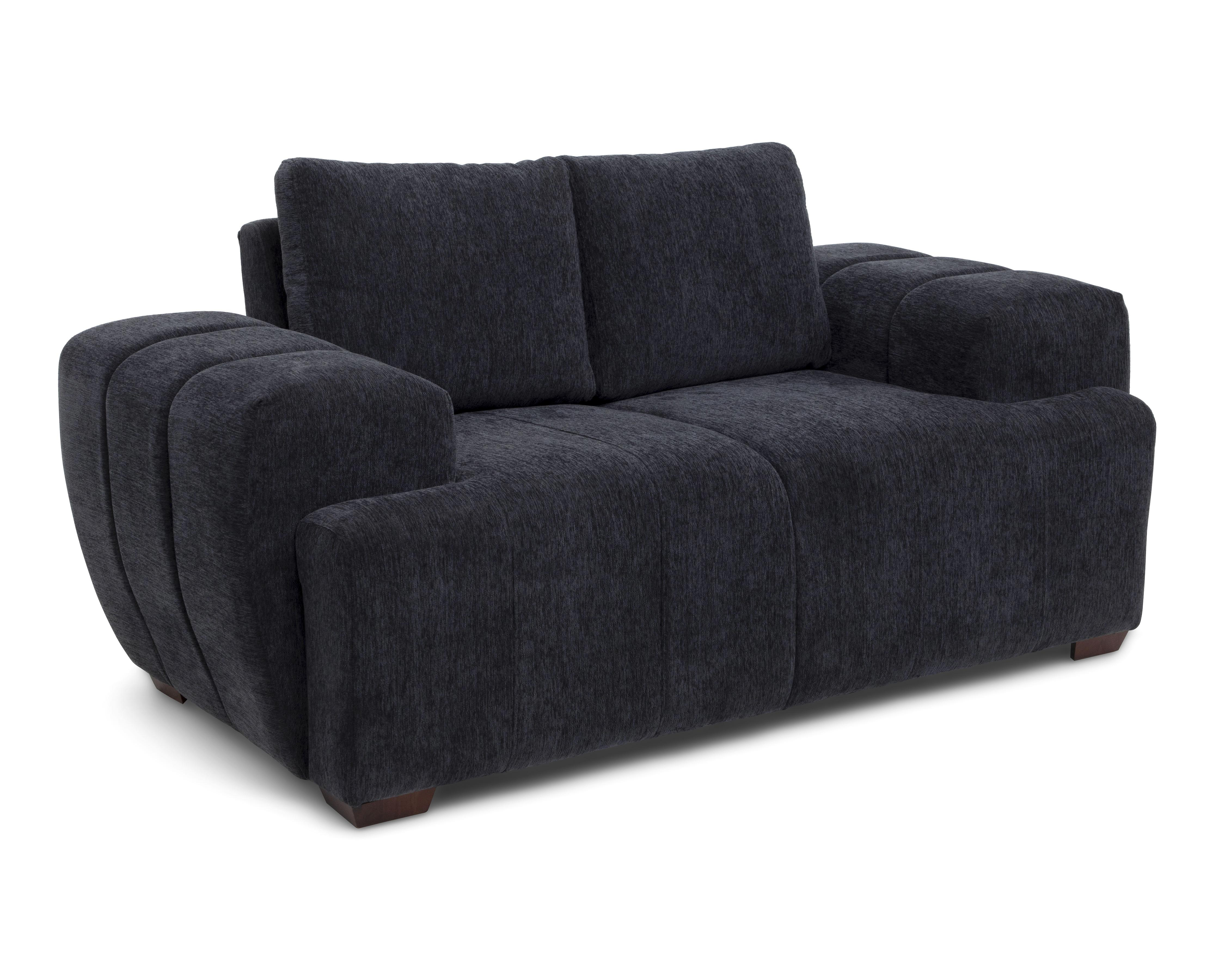 Foto 4 pulgar | Loveseat Navy Contemporáneo