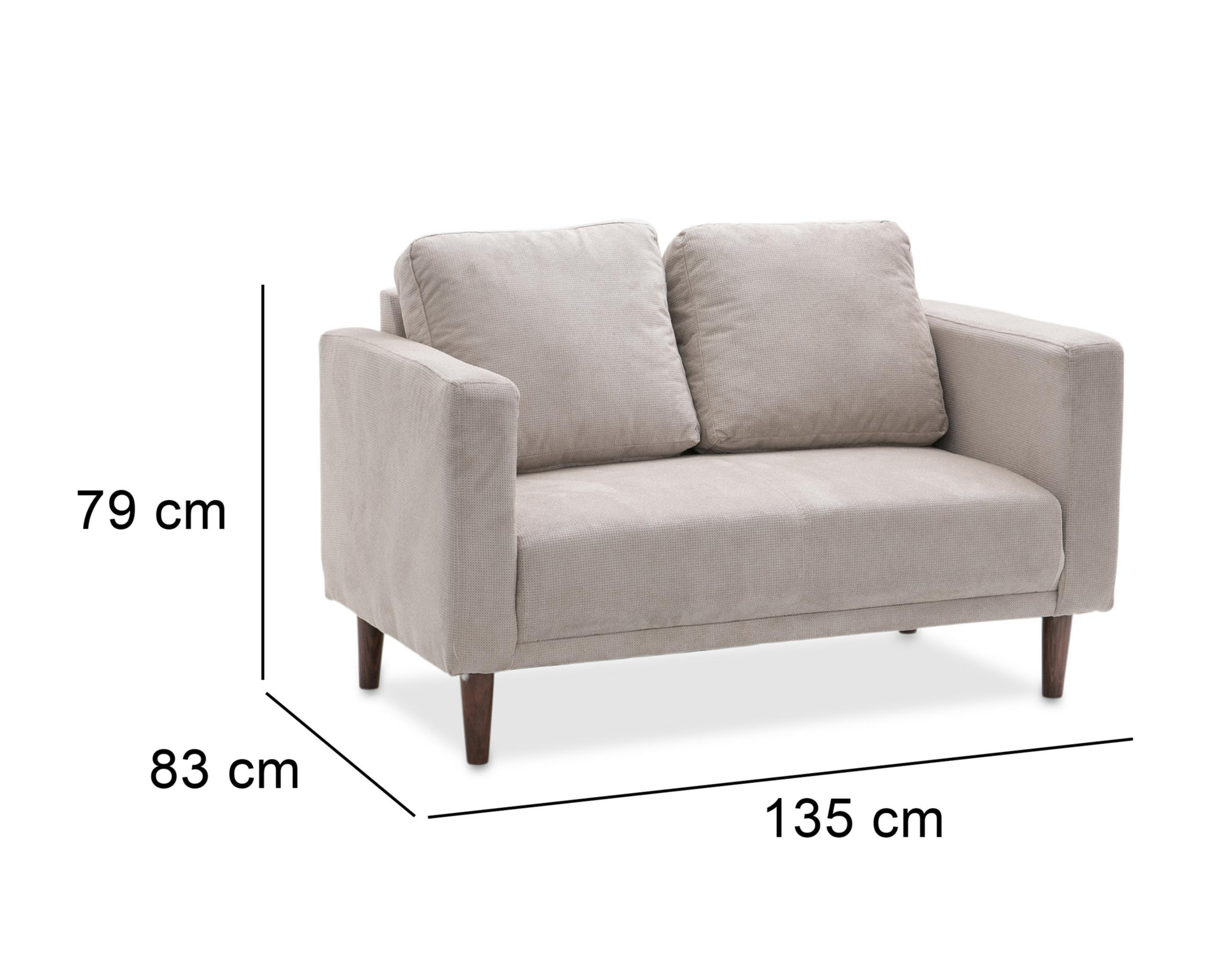 Foto 7 pulgar | Loveseat Arely Contemporáneo