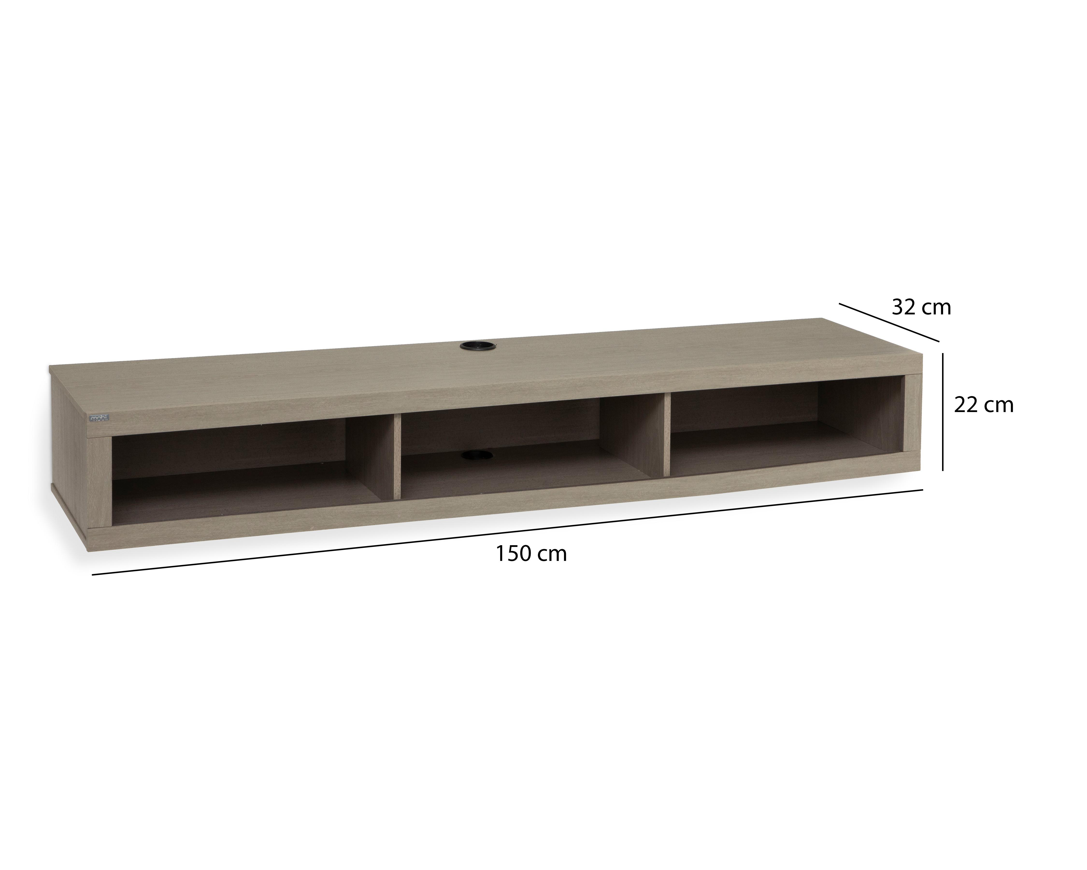 Foto 7 pulgar | Mueble para TV 50 Pulgadas Flotante Mobi Libano