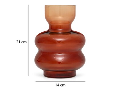 Foto 5 | Florero de Vidrio Charlotte B Starhaus 21 cm