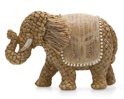 Foto 2 | Escultura de Elefante Tawny de Resina