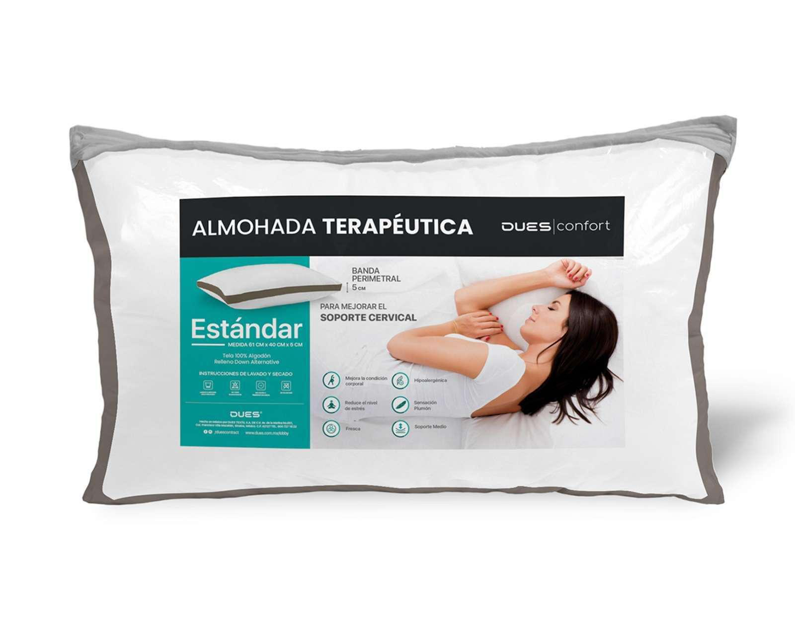 Foto 3 pulgar | Almohada Dues Terapéutica Confort Estándar Suave