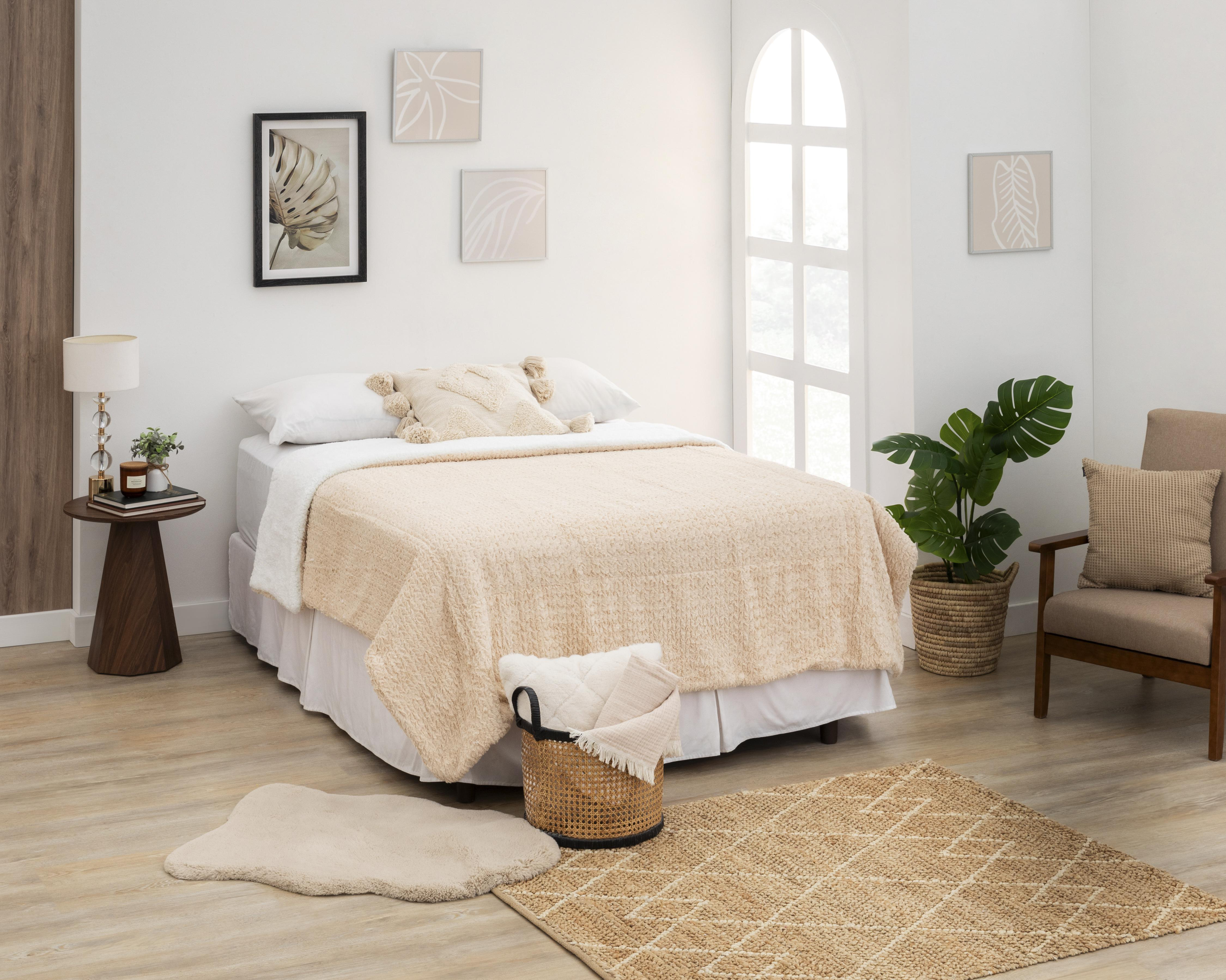 Edredón Matrimonial Providencia Beige $679