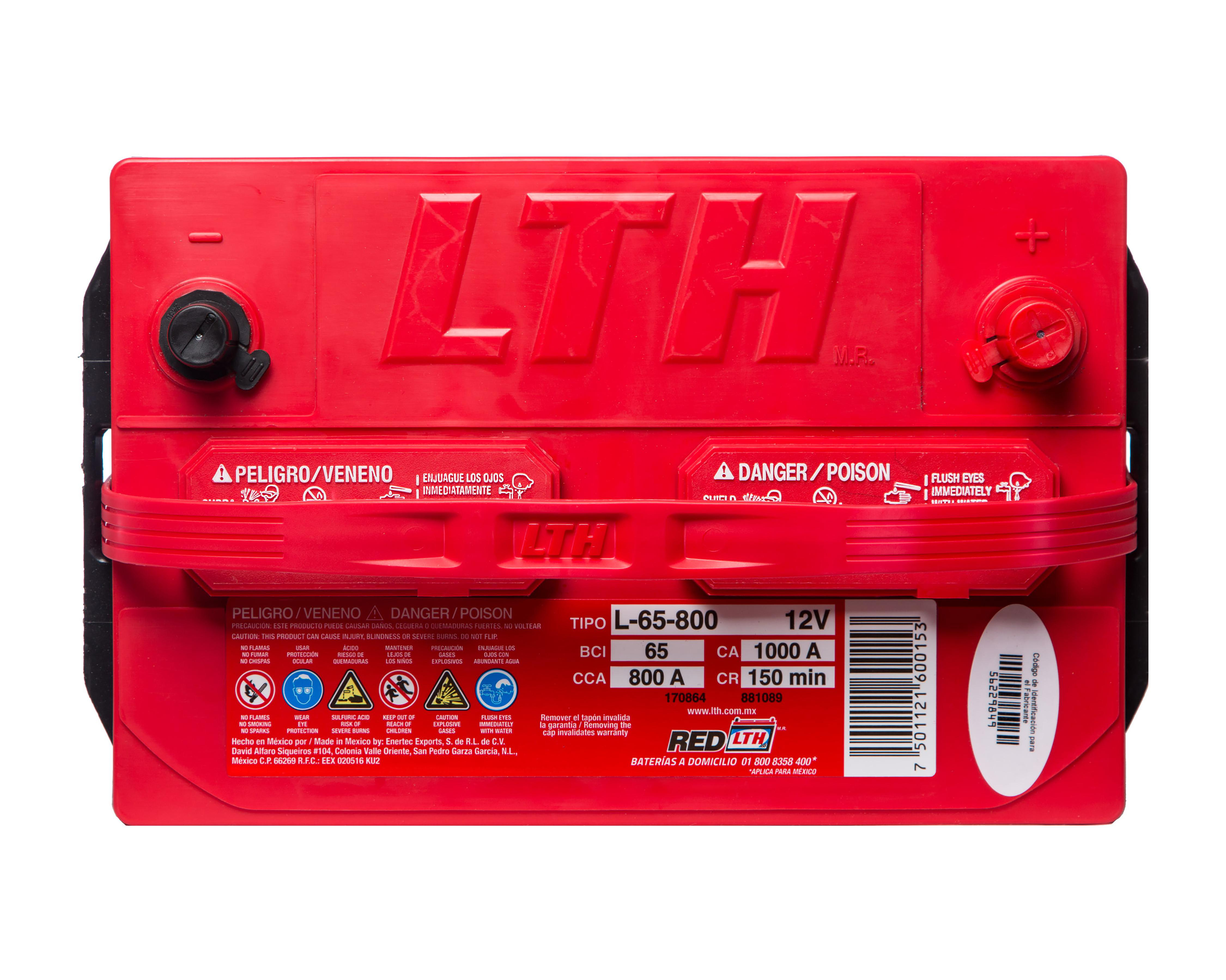 Foto 6 | Acumulador LTH L-65-800